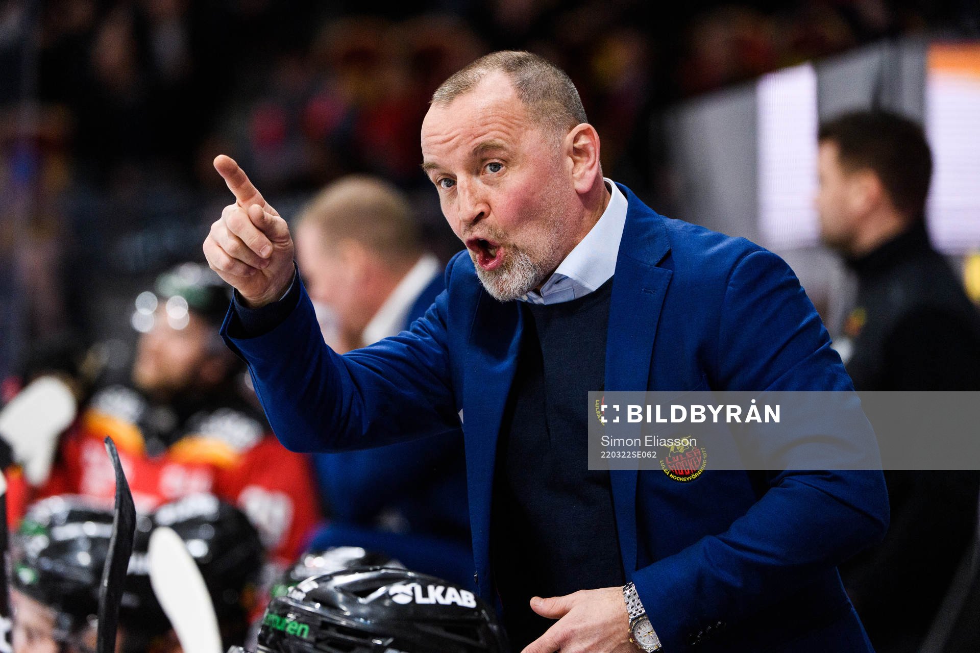 Luleås  tränare Thomas Berglund