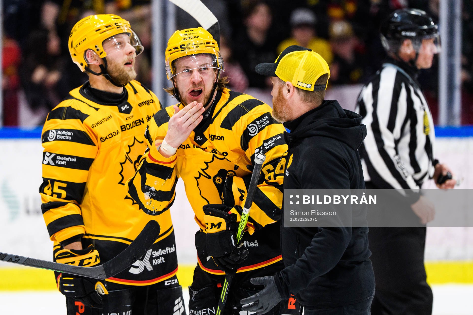 Skellefteås Jonathan Pudas har ont