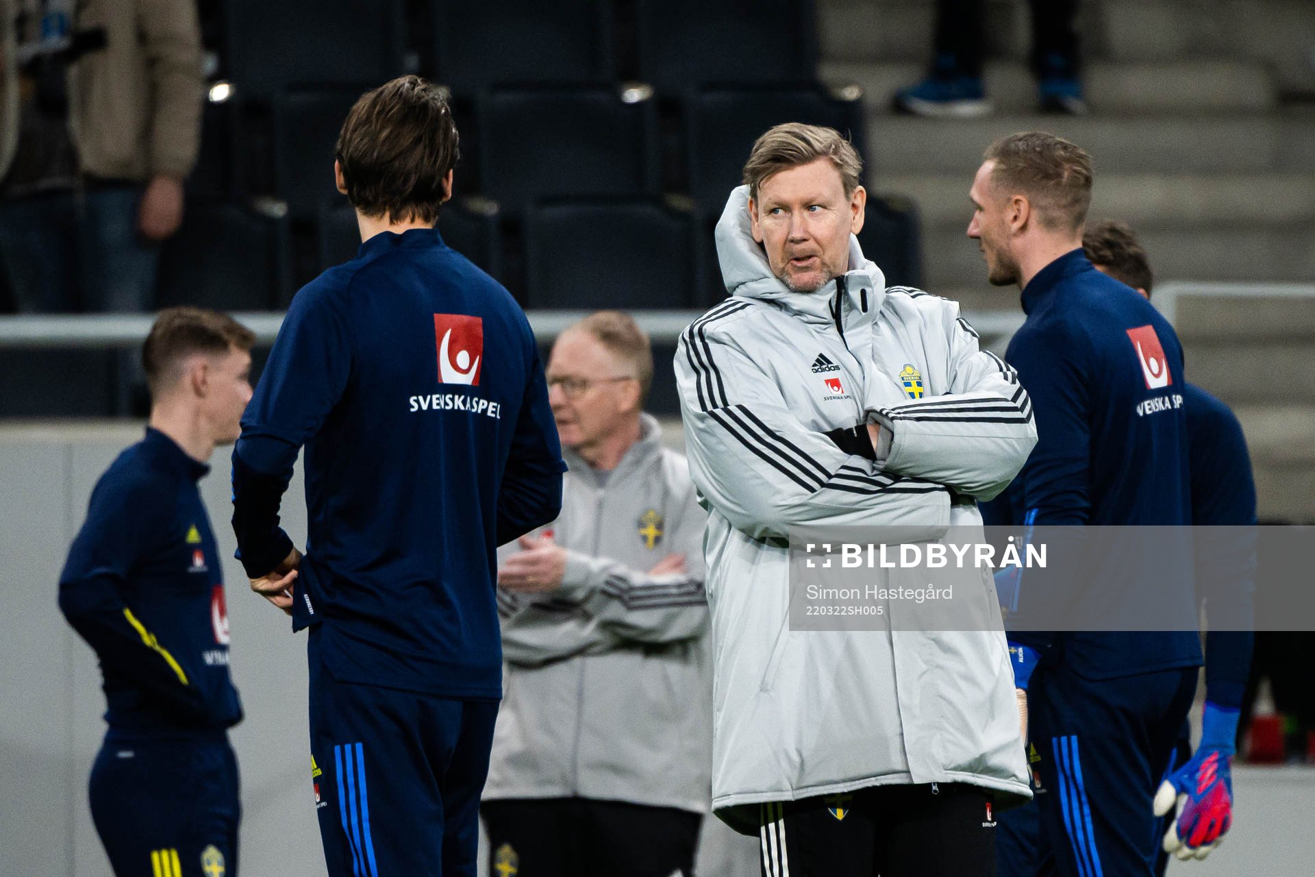 Assistant coach Peter Wettergren of the Swedish national