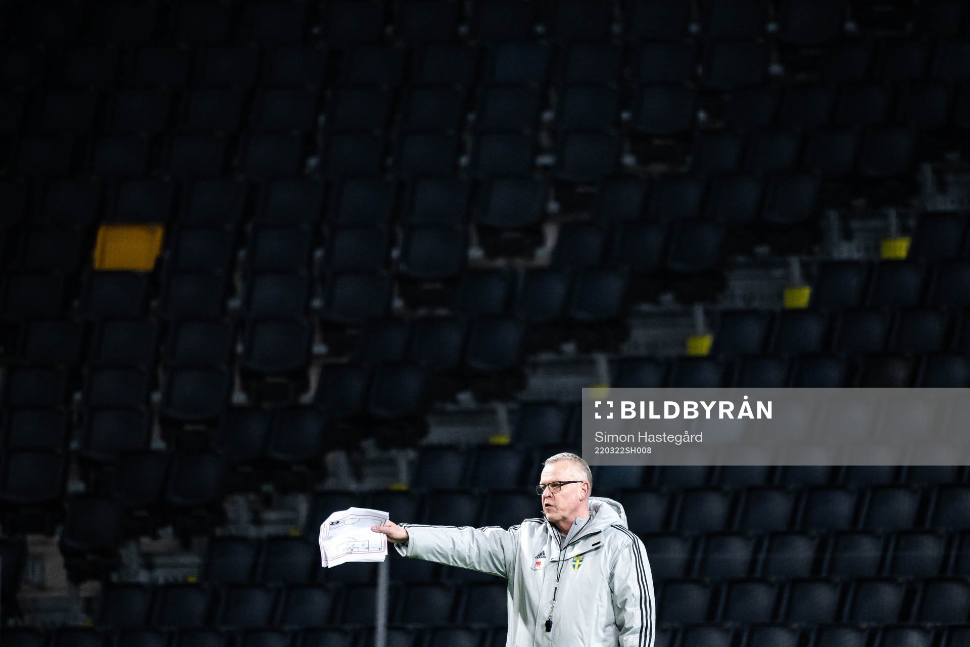Head coach Janne Andersson of the Swedish national football