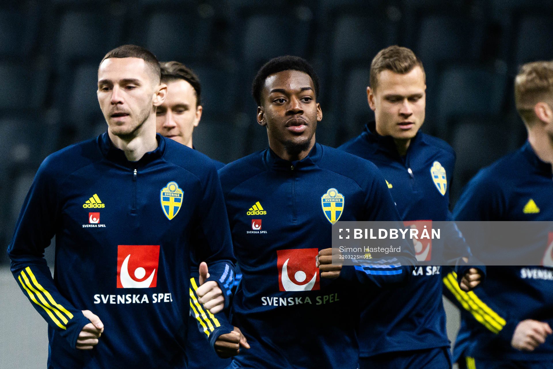 Anthony Elanga of the Swedish national football team