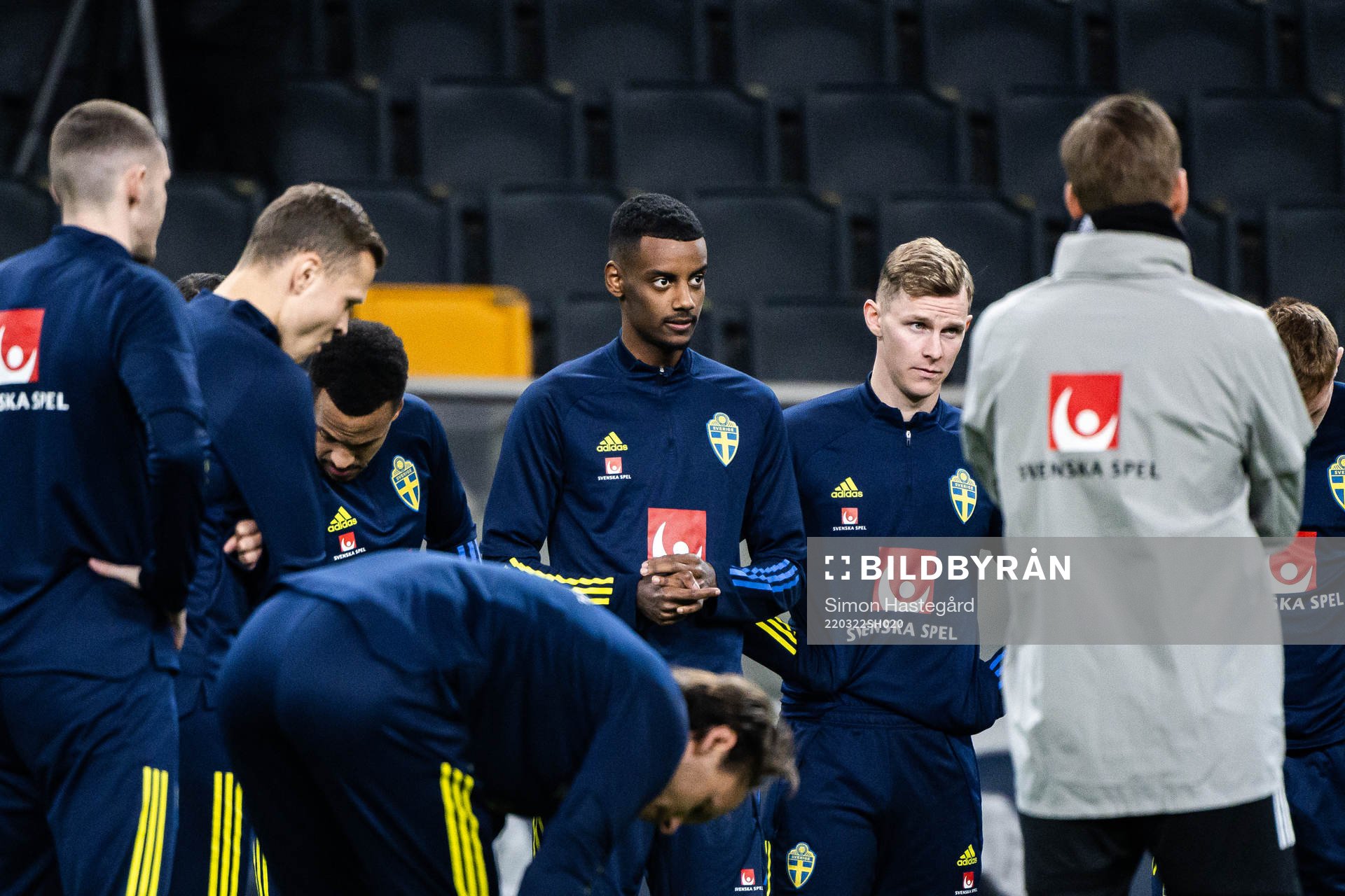 Alexander Isak of the Swedish national football team