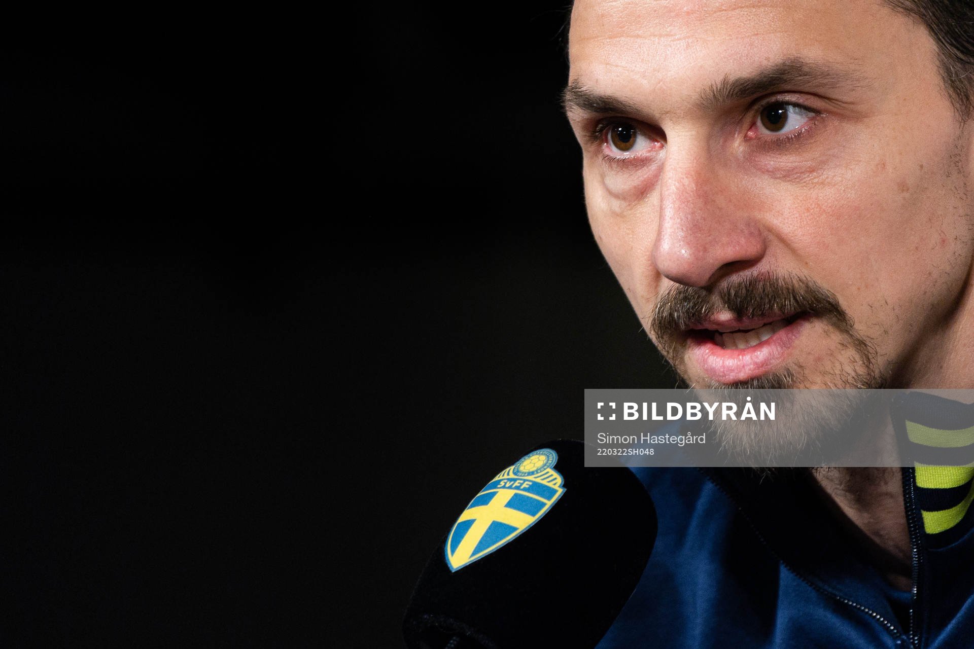 Zlatan Ibrahimovic of the Swedish national football team