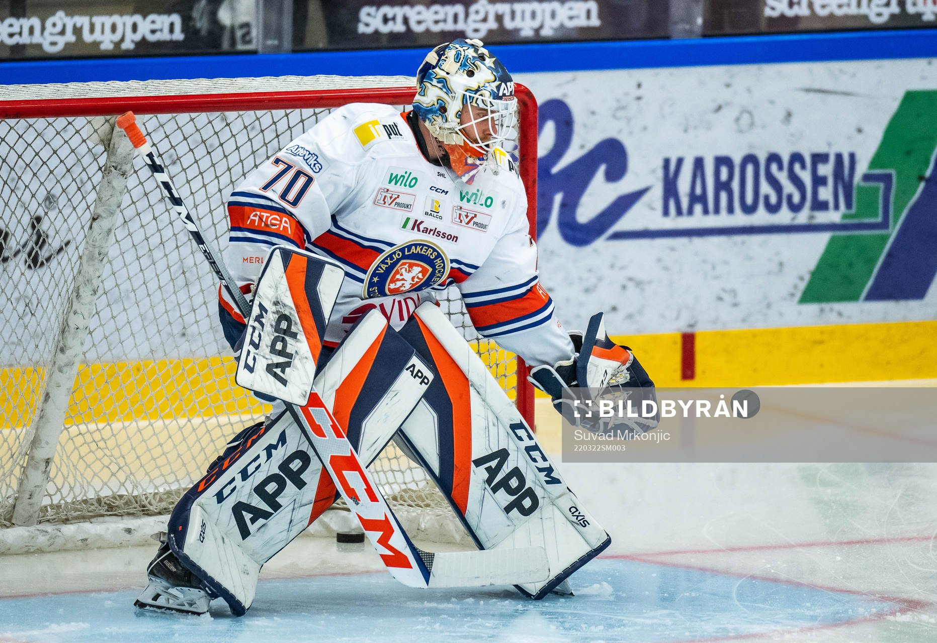 Växjös målvakt Adam Åhman