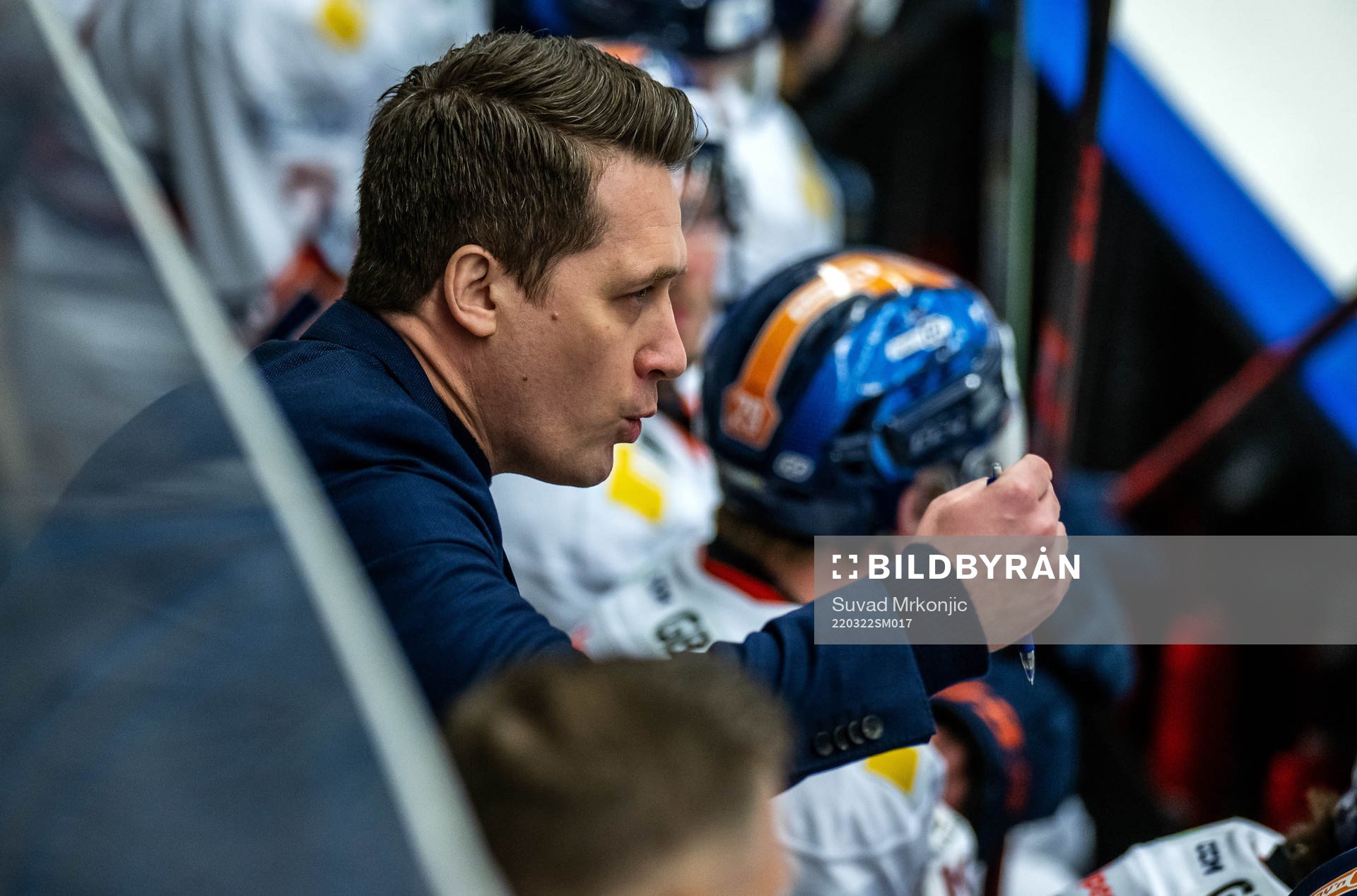 Växjös tränare Sam Hallam