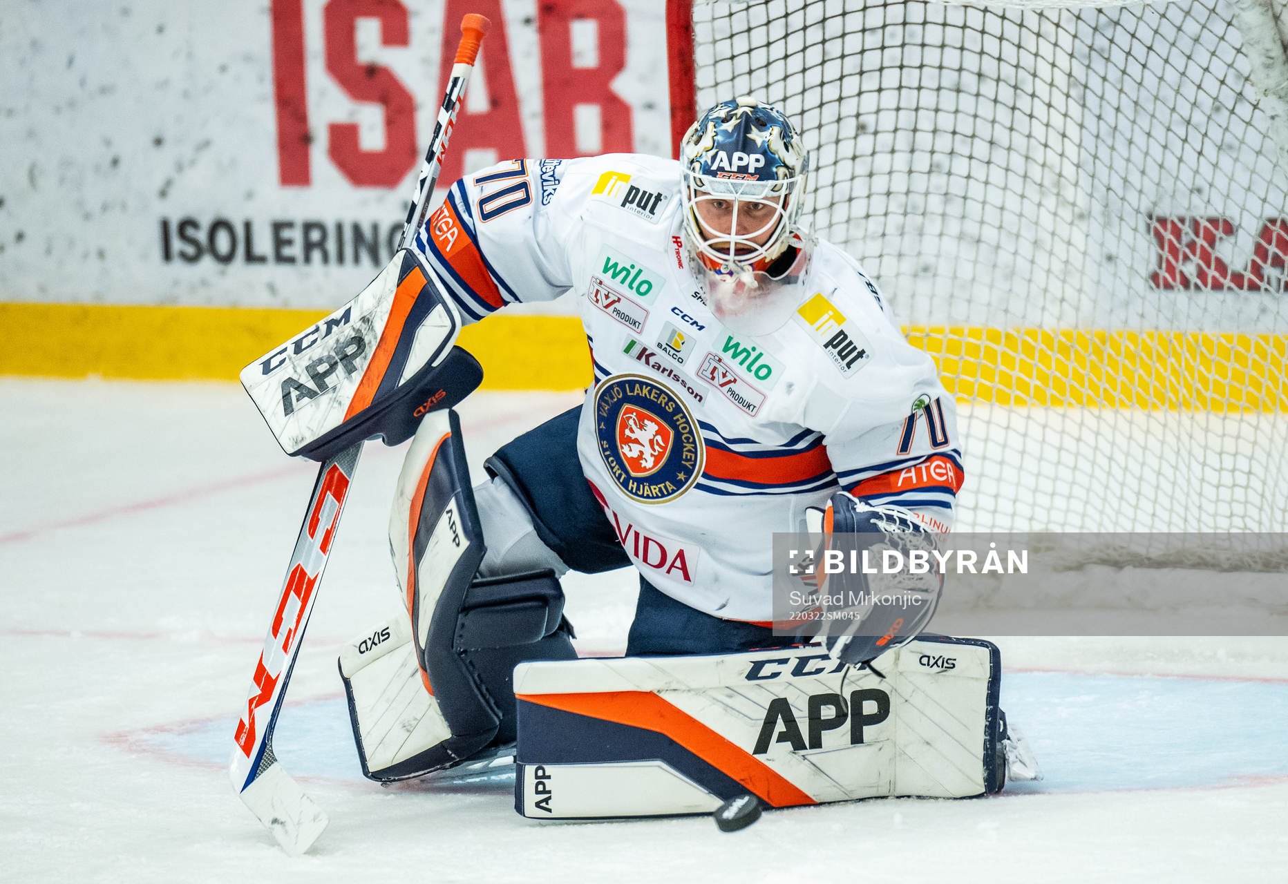 Växjös målvakt Adam Åhman