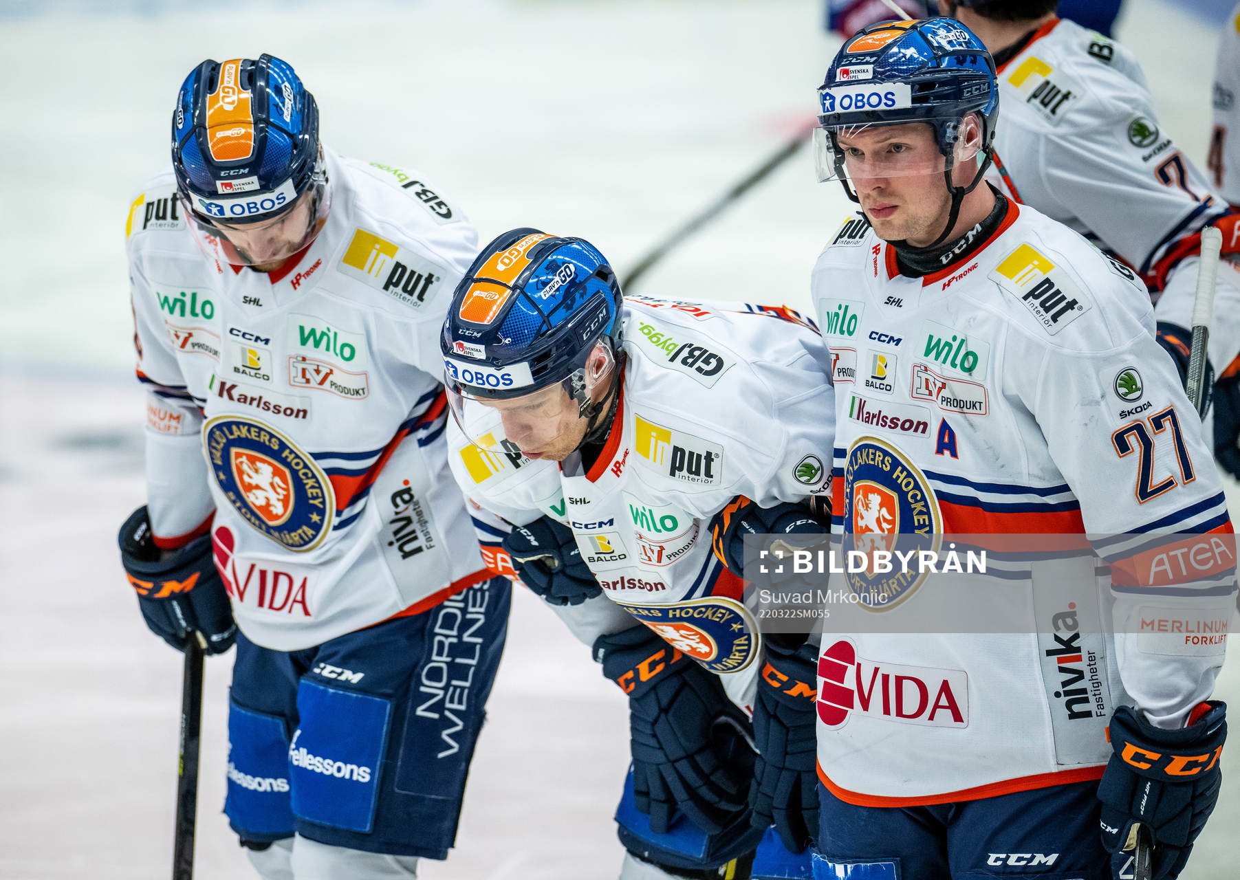Växjös Peter Andersson leds av isen
