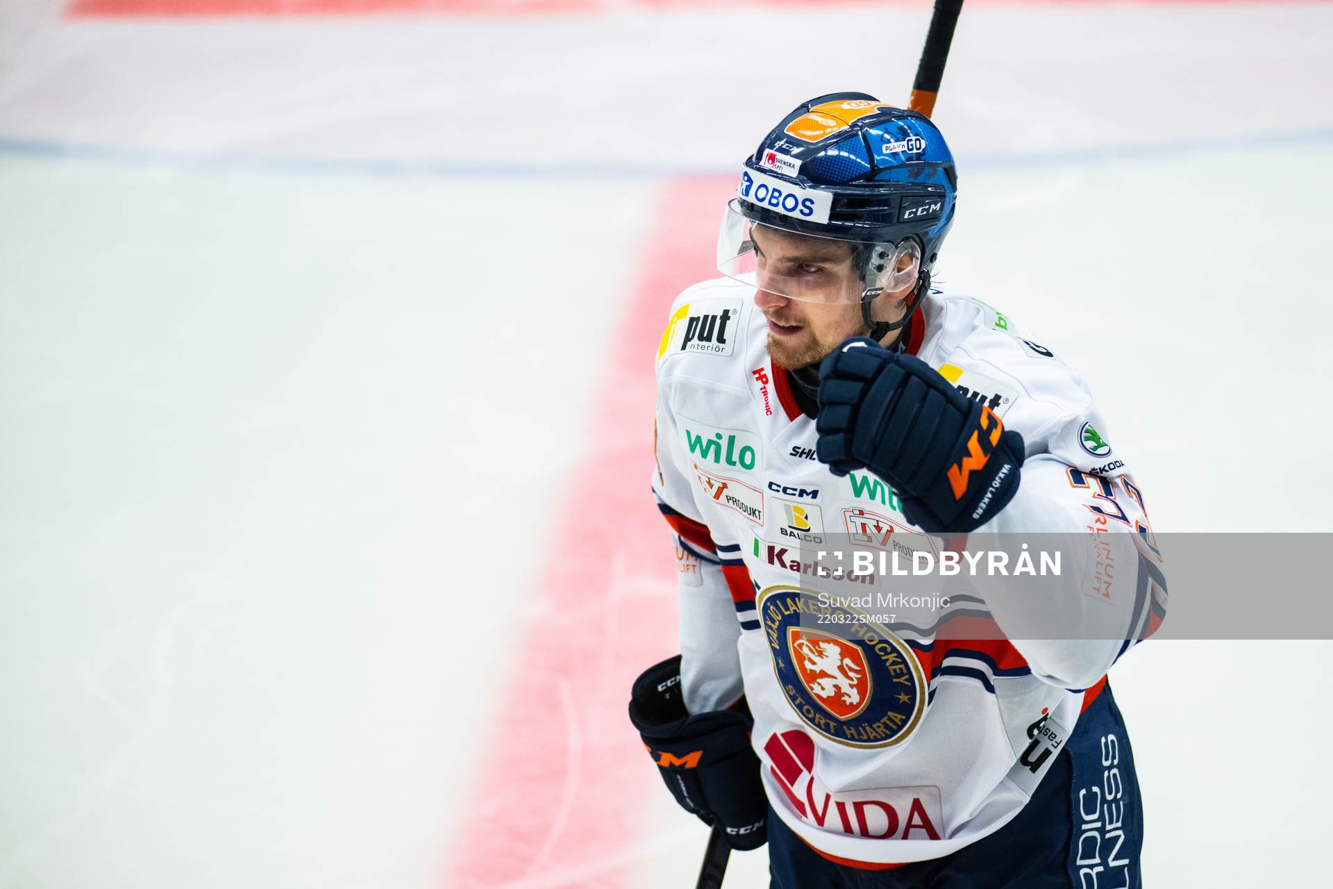 Växjös Julius Nättinen jublar