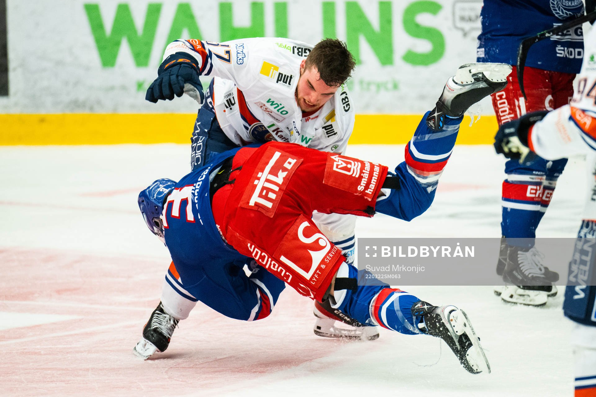 Växjös Glenn Gustafsson och Wiliam Worge Kreü