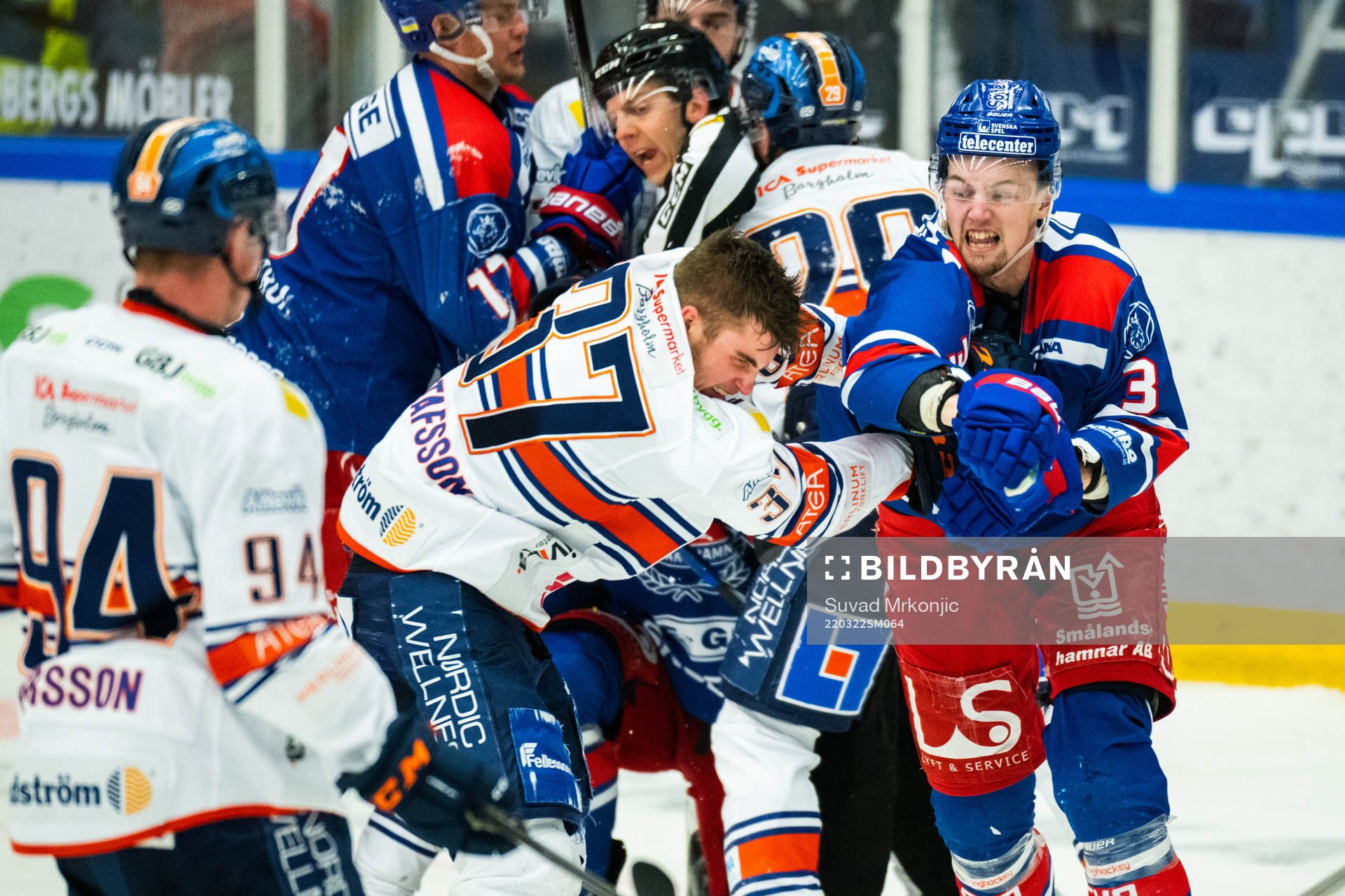 Växjös Glenn Gustafsson och Wiliam Worge Kreü