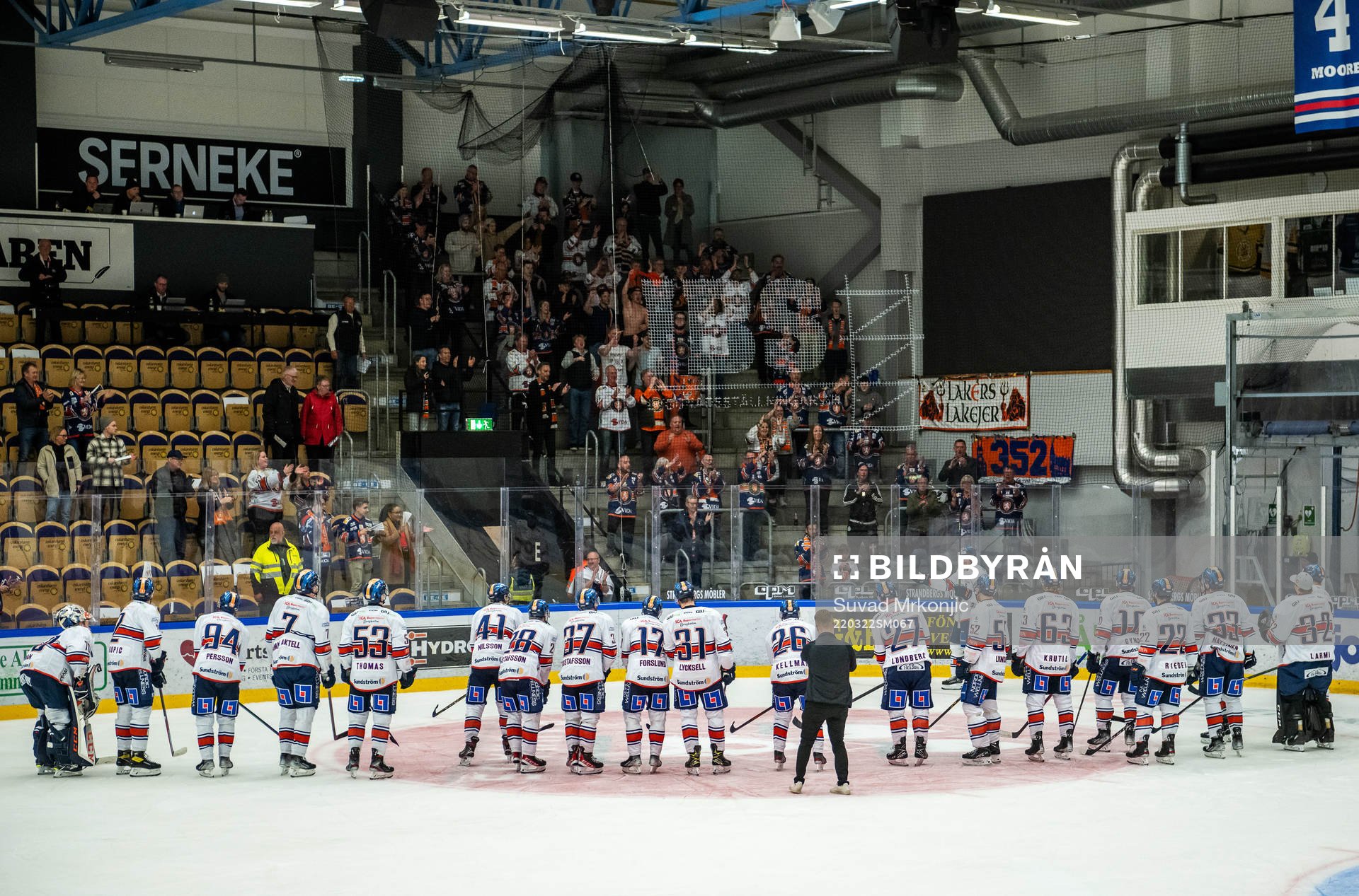 Växjös spelare jublar