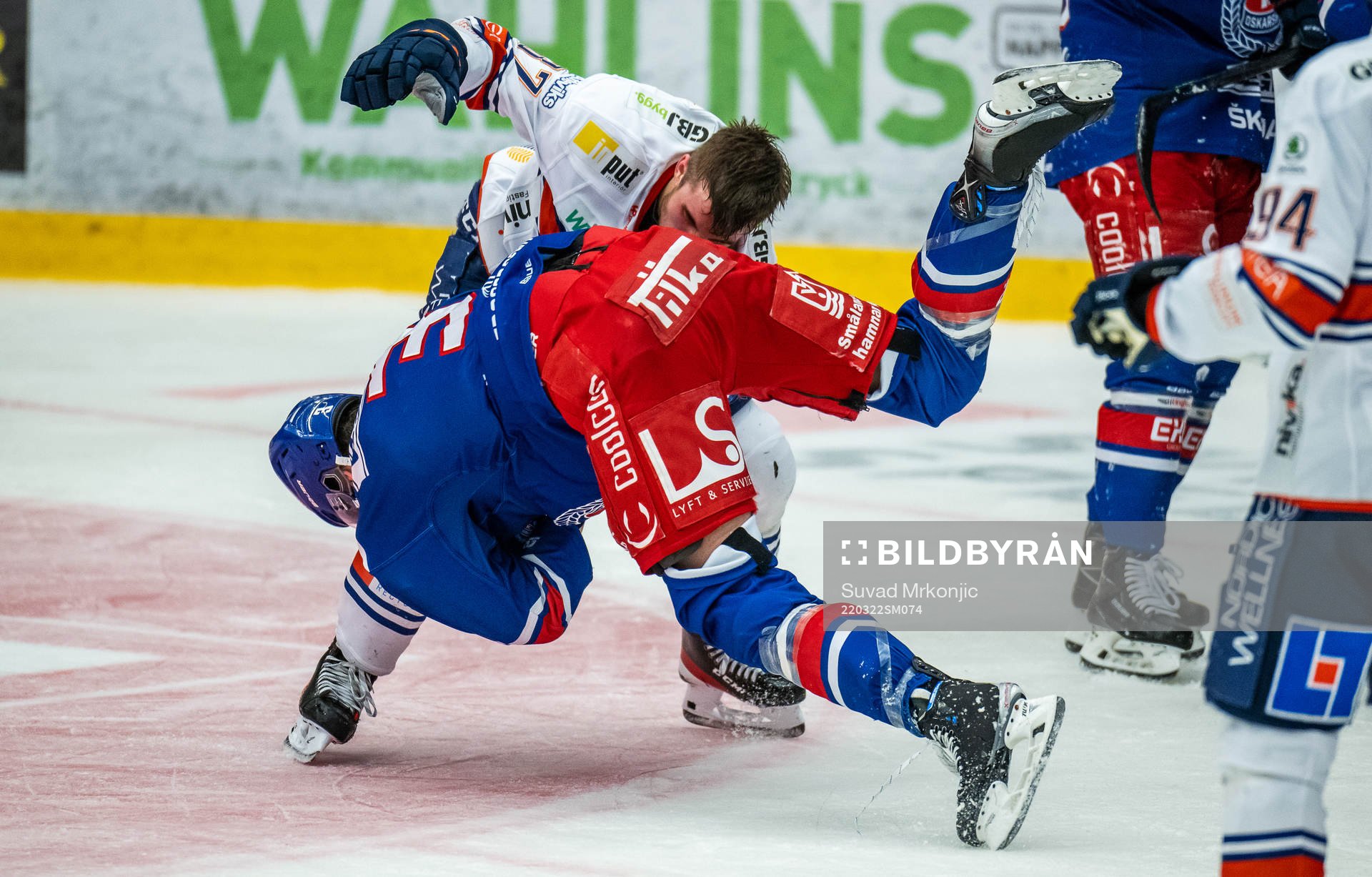 Växjös Glenn Gustafsson och Oskarshamns William Worge