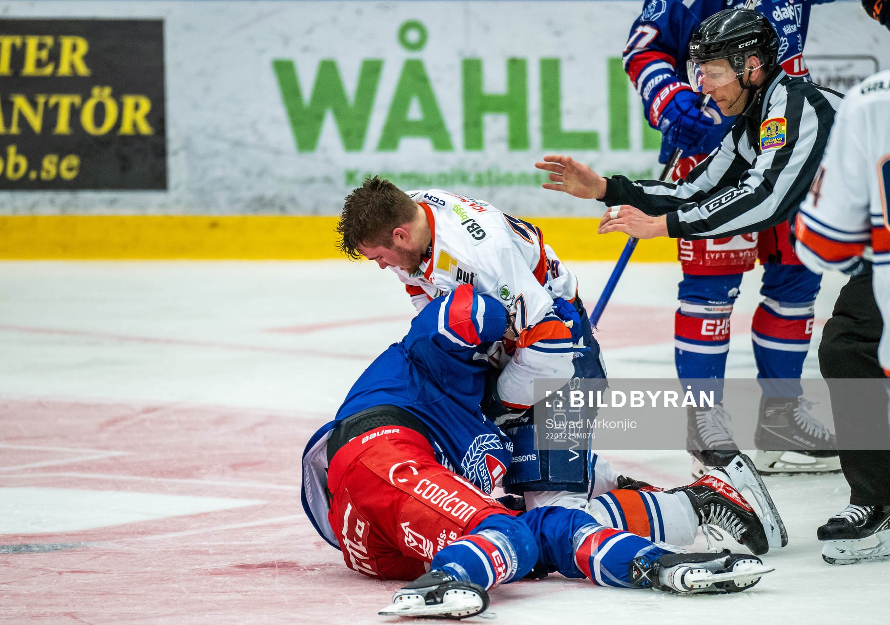 Växjös Glenn Gustafsson och Oskarshamns William Worge