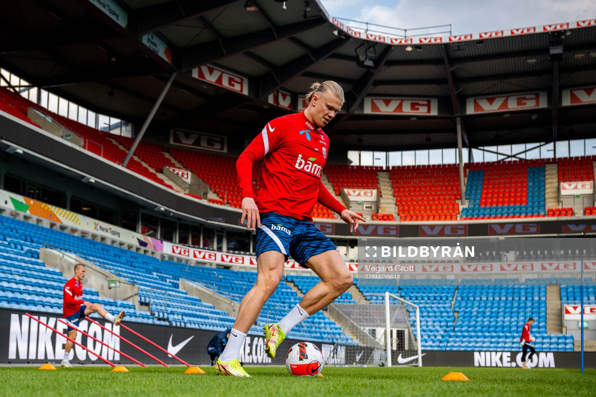 Erling Braut Haaland of the Norwegian national football team
