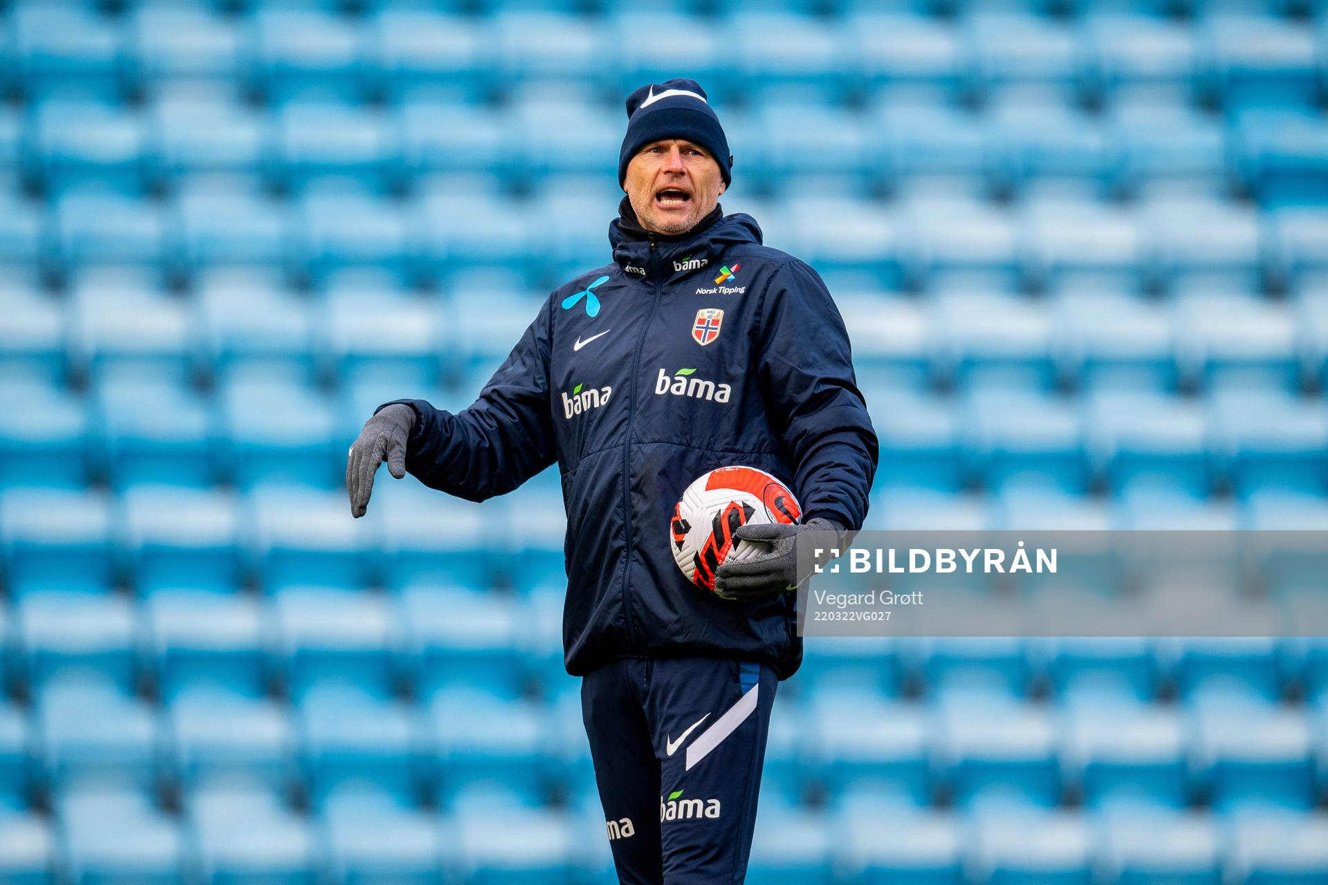 Ståle Solbakken, head coach of the Norwegian national