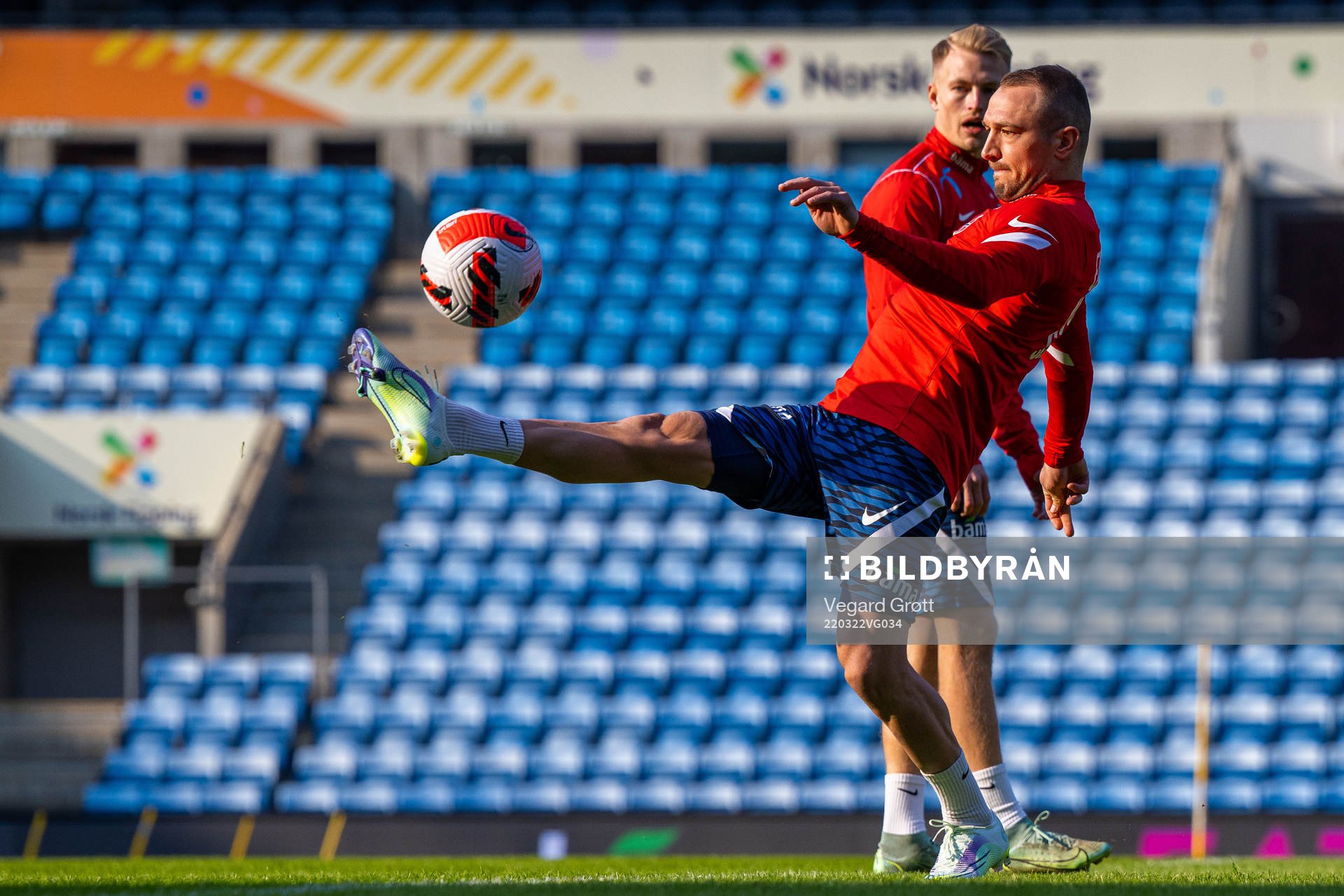 Veton Berisha of the Norwegian national football team