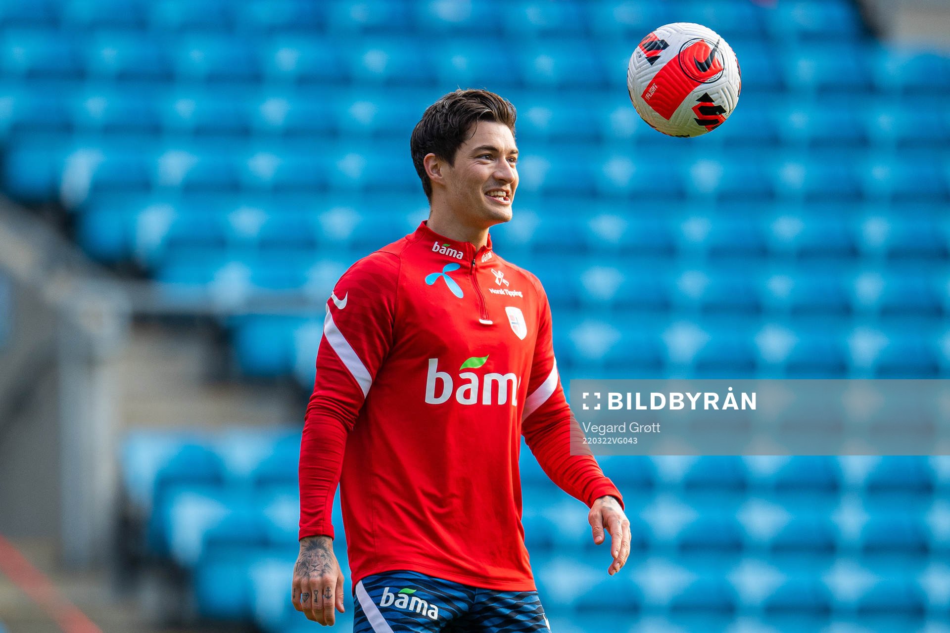 Mathias Normann of the Norwegian national football team