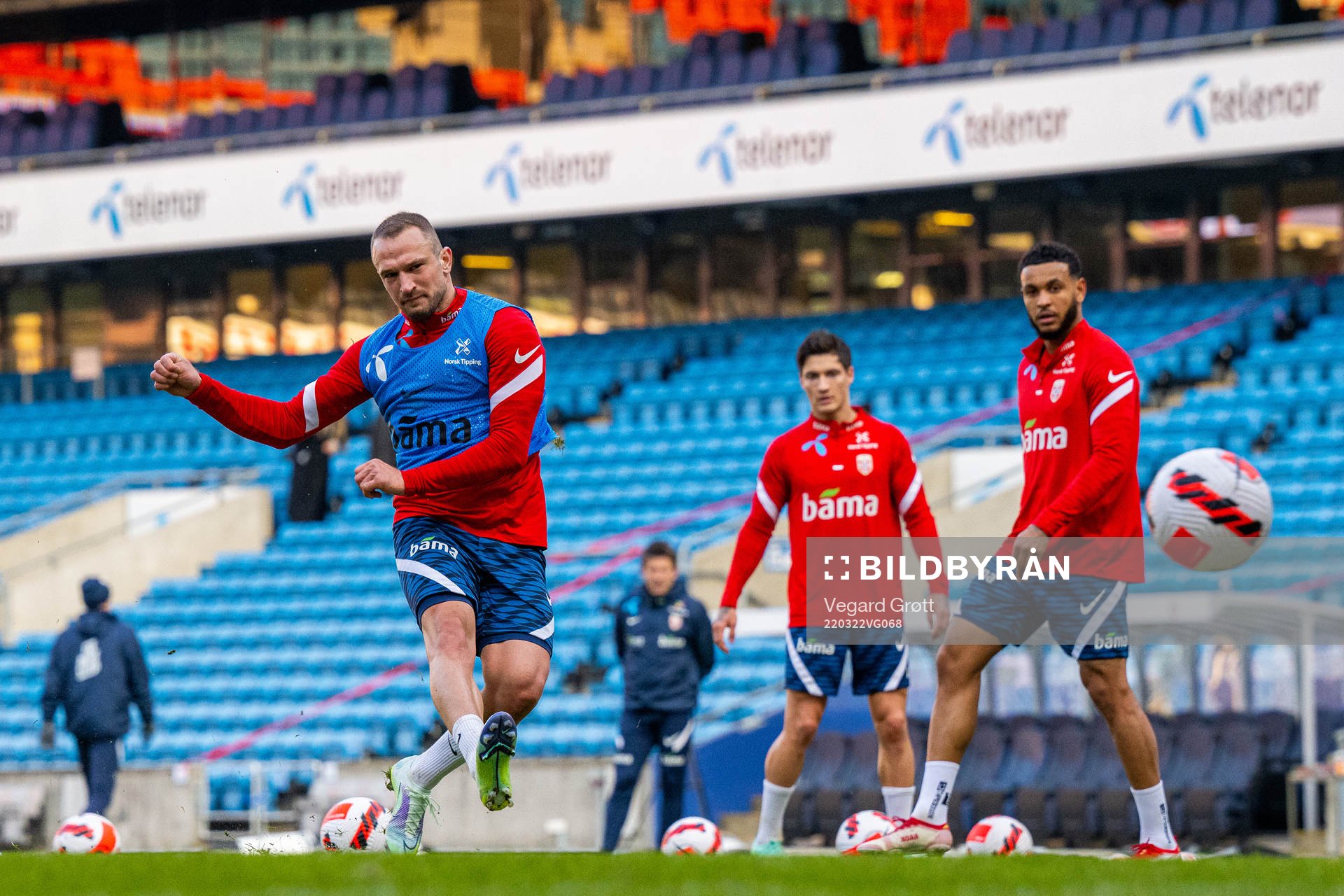 Veton Berisha of the Norwegian national football team