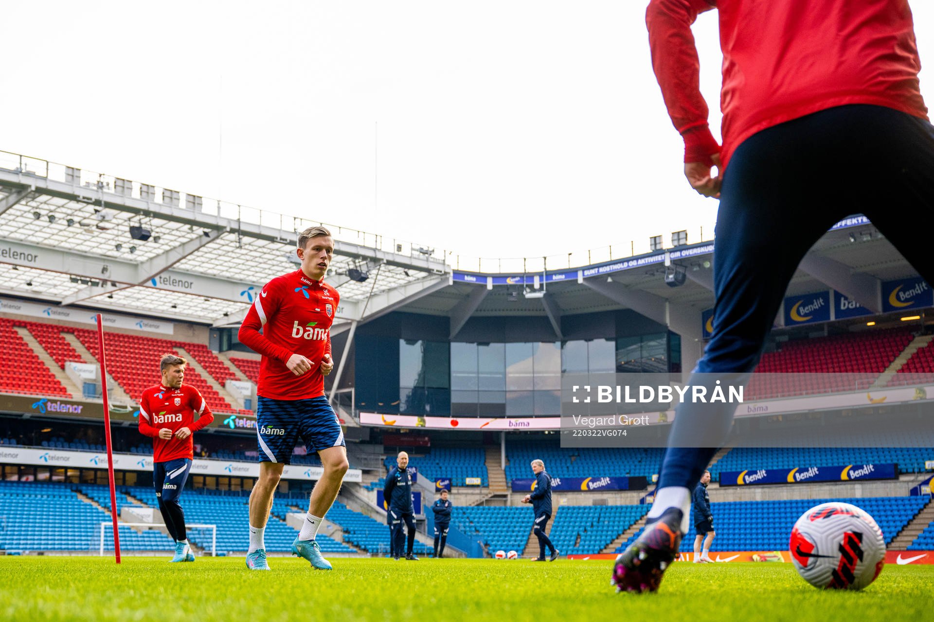 Marcus Holmgren Pedersen of the Norwegian national football