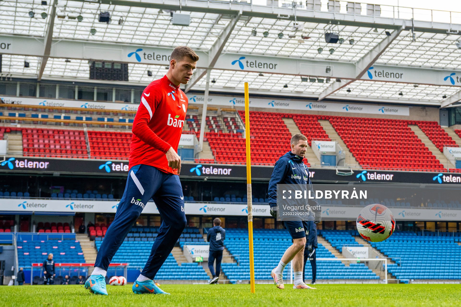 Alexander Sørloth of the Norwegian national football team