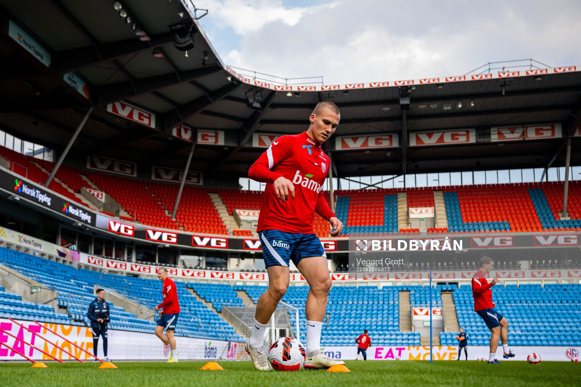 Leo Østigård of the Norwegian national football team