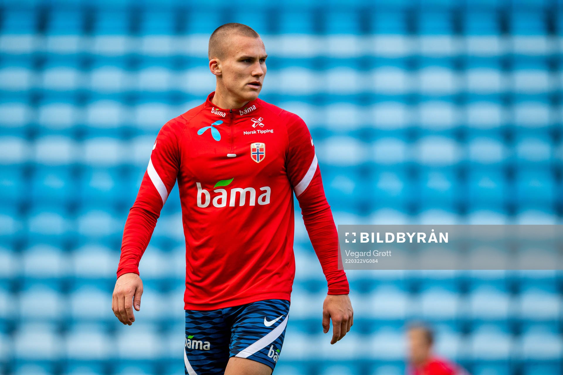 Leo Østigård of the Norwegian national football team
