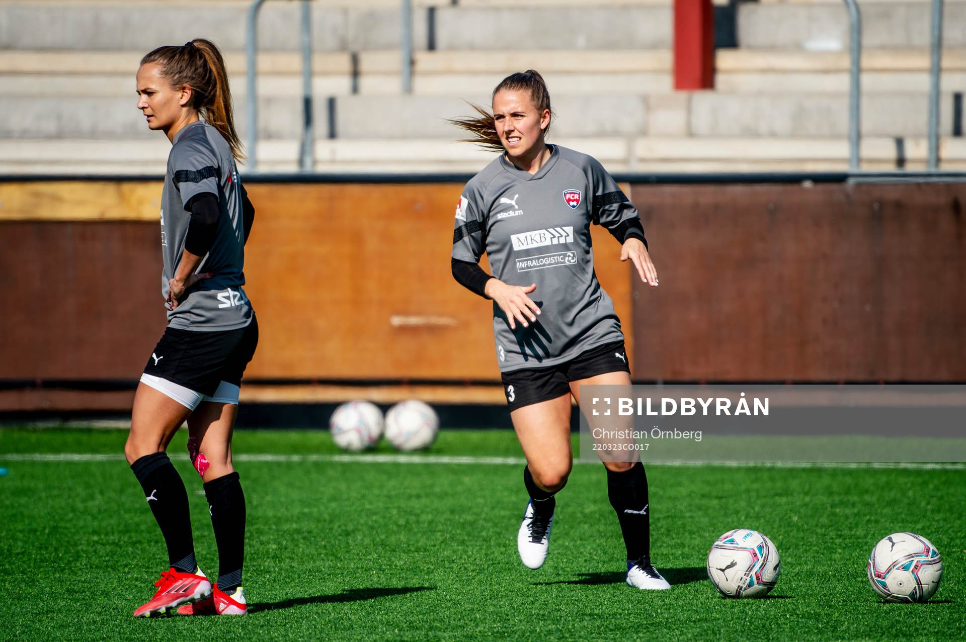 Rosengårds Frederikke Thøgersen och Gudrun Arnardottir
