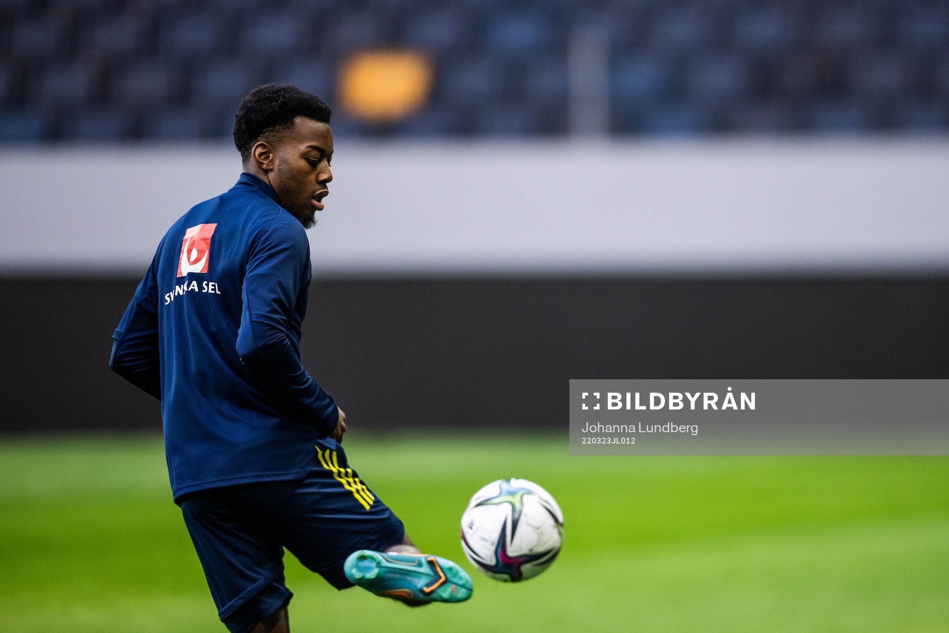 Anthony Elanga of the Swedish national football team