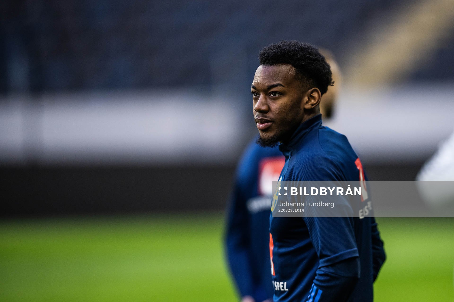Anthony Elanga of the Swedish national football team