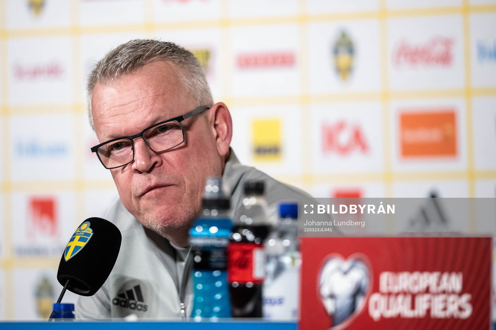 Head coach Janne Andersson of the Swedish national football