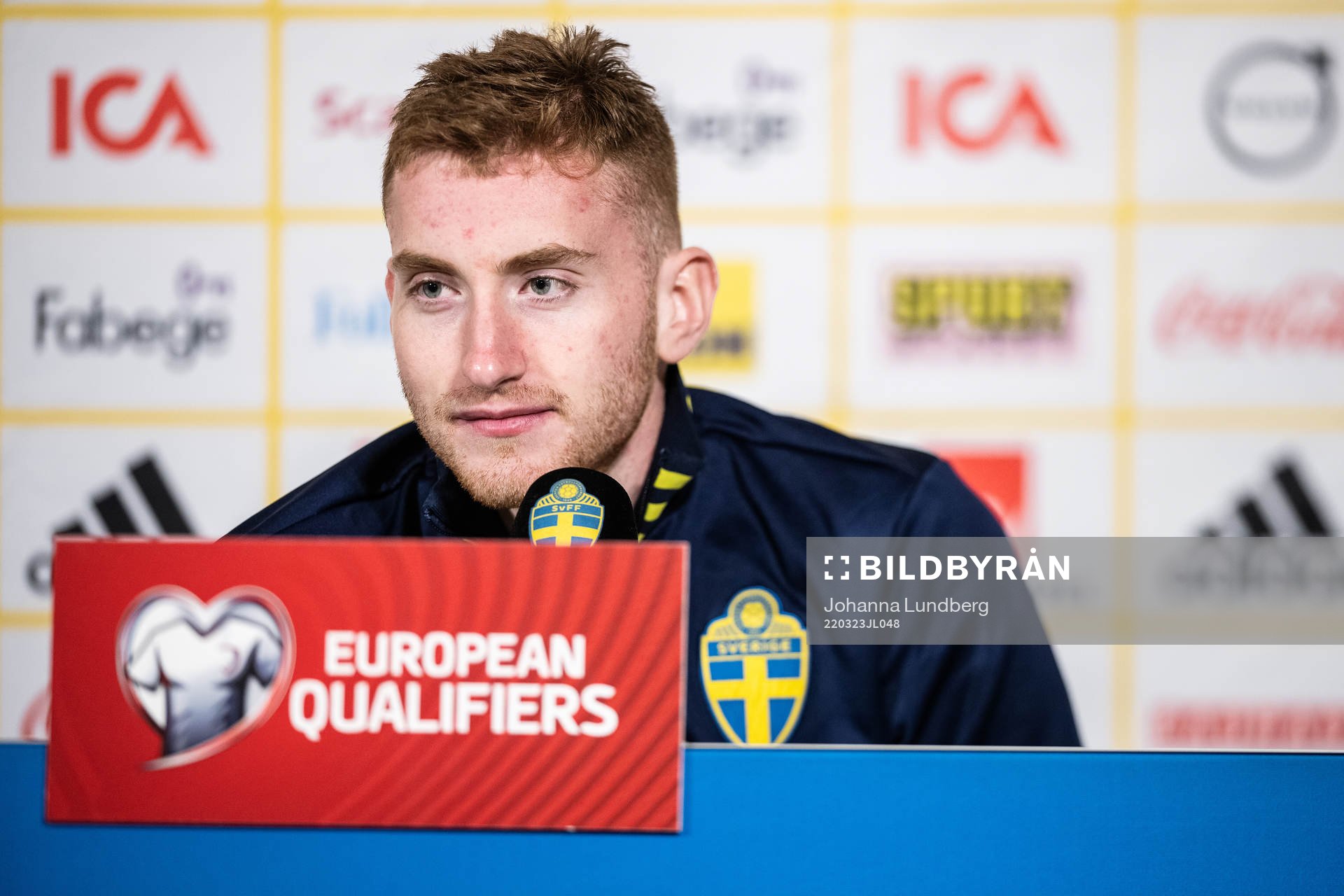 Dejan Kulusevski of the Swedish national football team