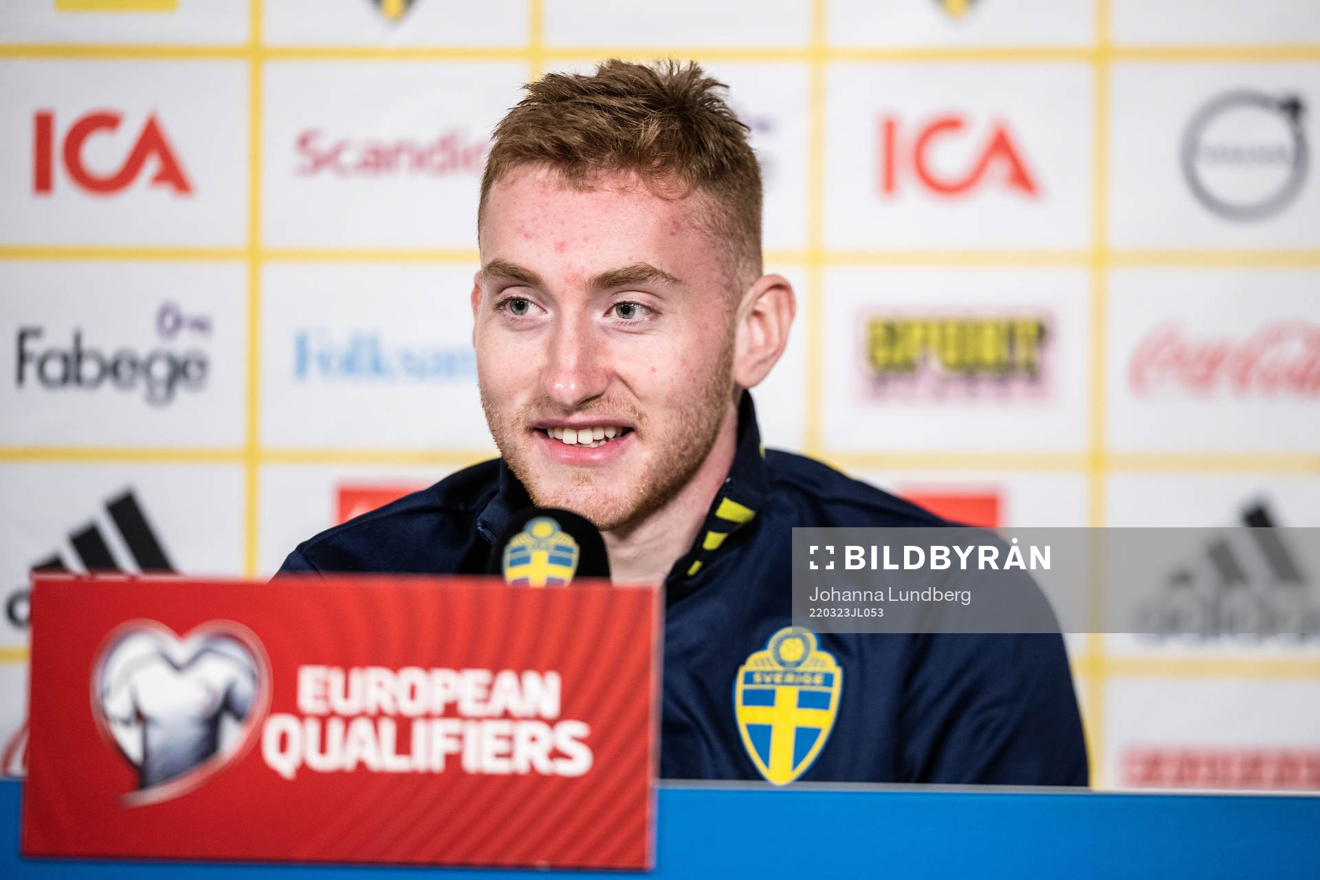 Dejan Kulusevski of the Swedish national football team