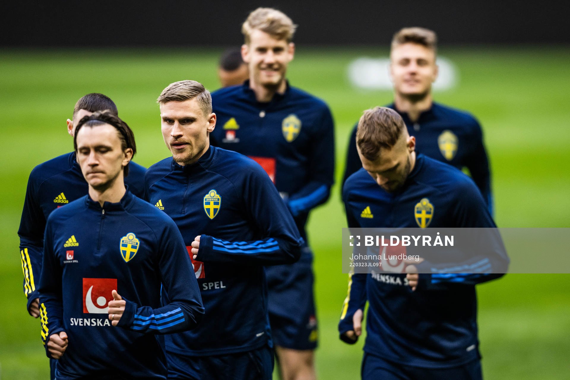Carl Starfelt of the Swedish national football team