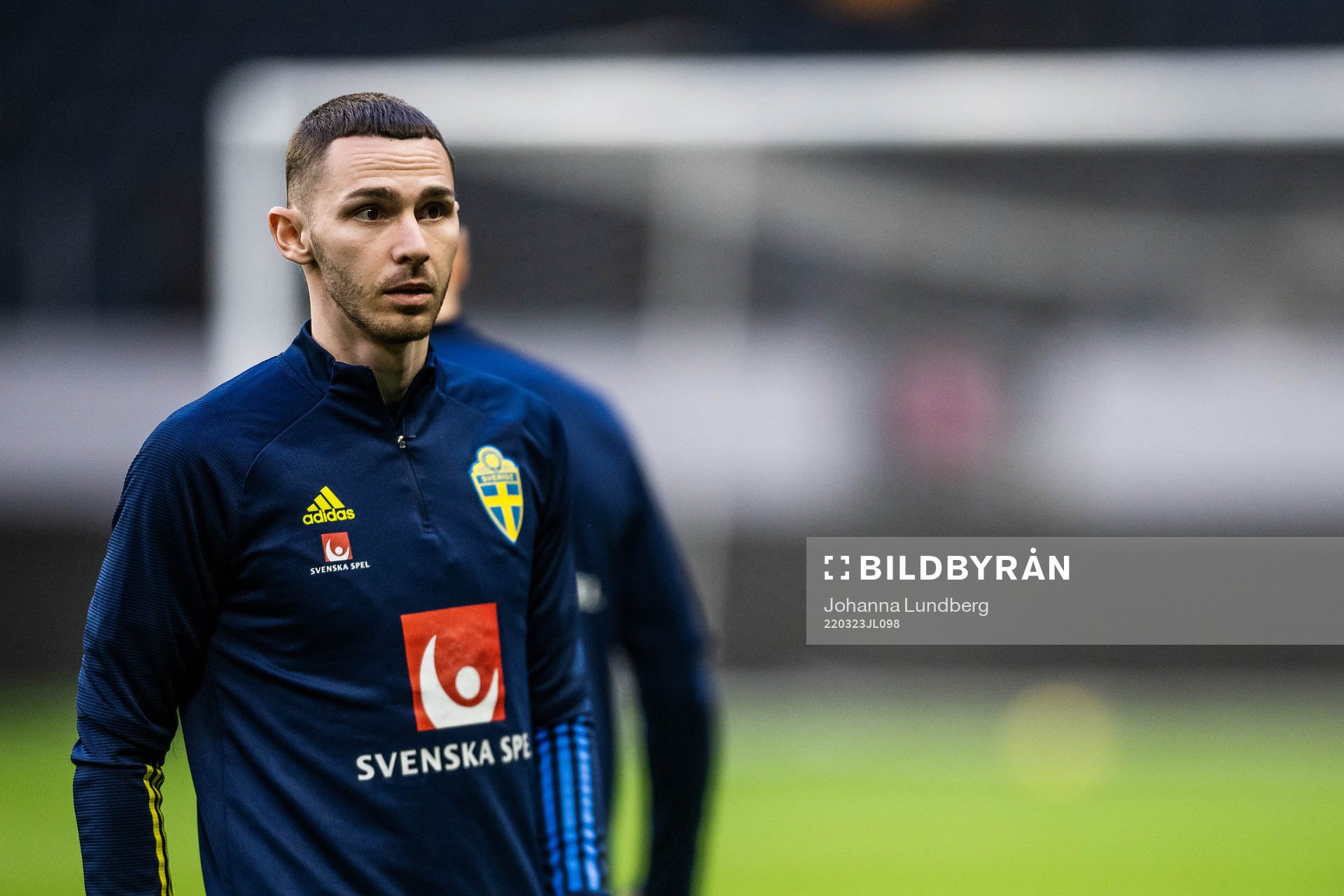 Branimir Hrgota of the Swedish national football team
