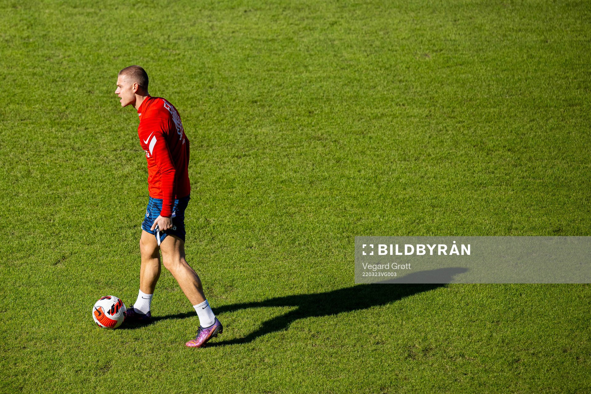 Julian Ryerson of the Norwegian national football team