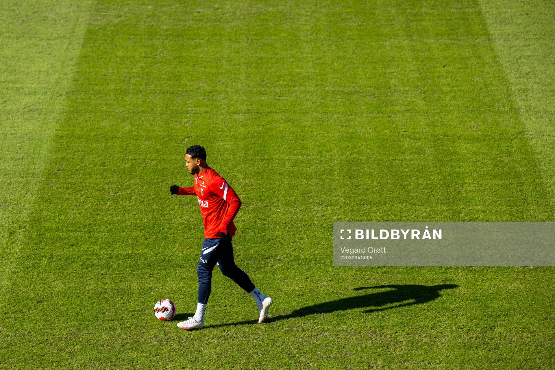 Joshua King of the Norwegian national football team