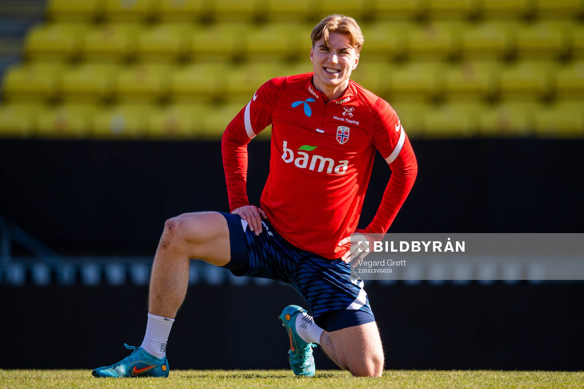 Kristian Thorstvedt of the Norwegian national football team