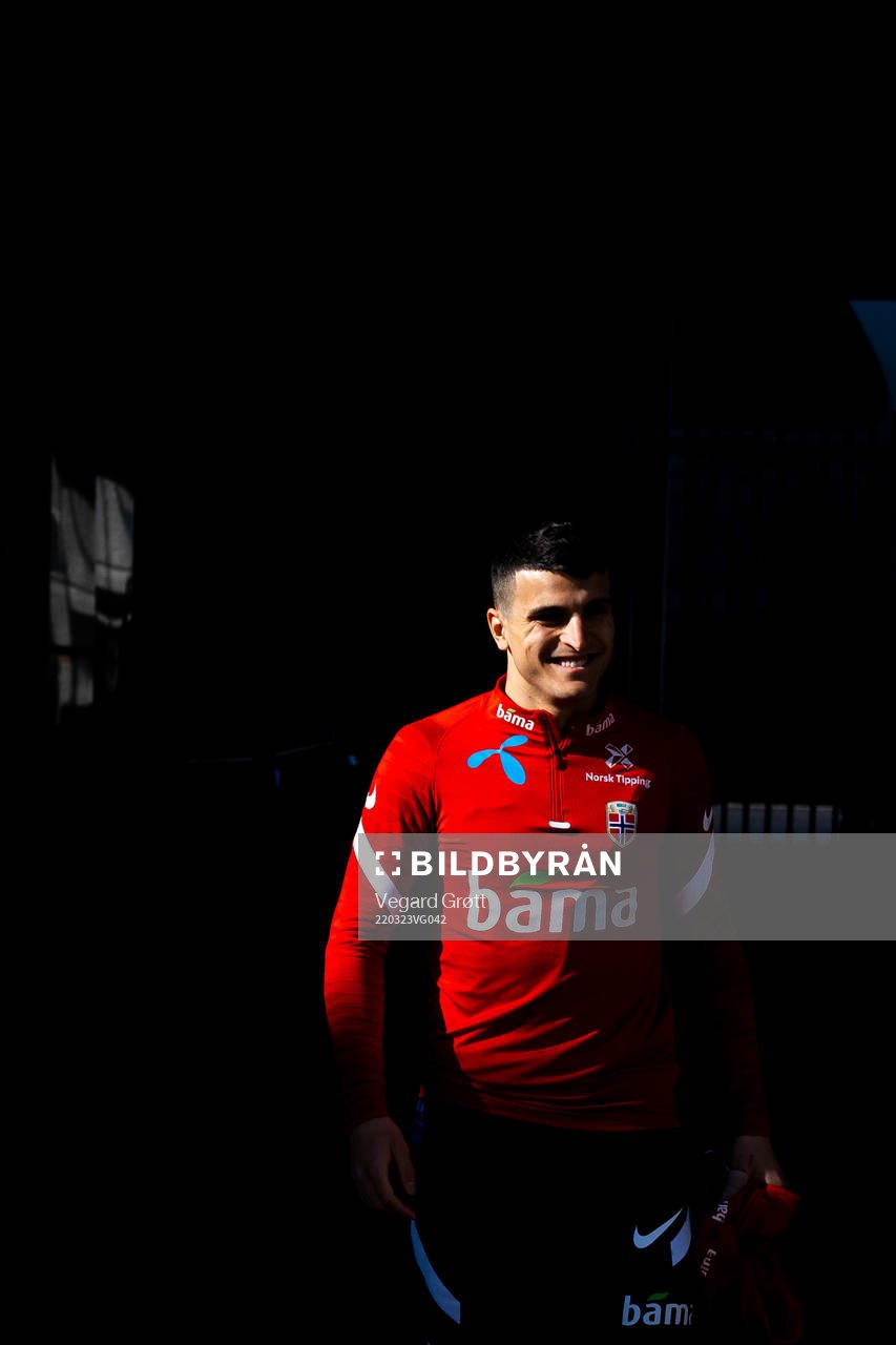 Mohamed Elyounoussi of the Norwegian national football team