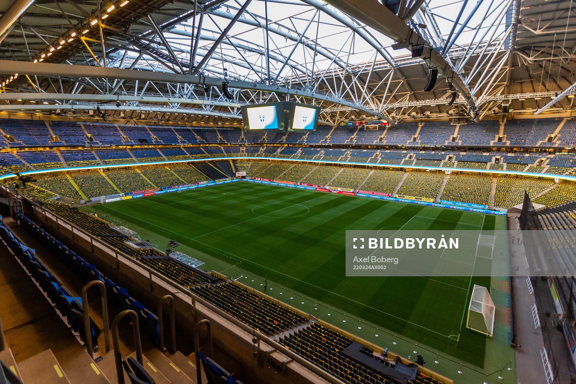 Interior of Friends Arena
