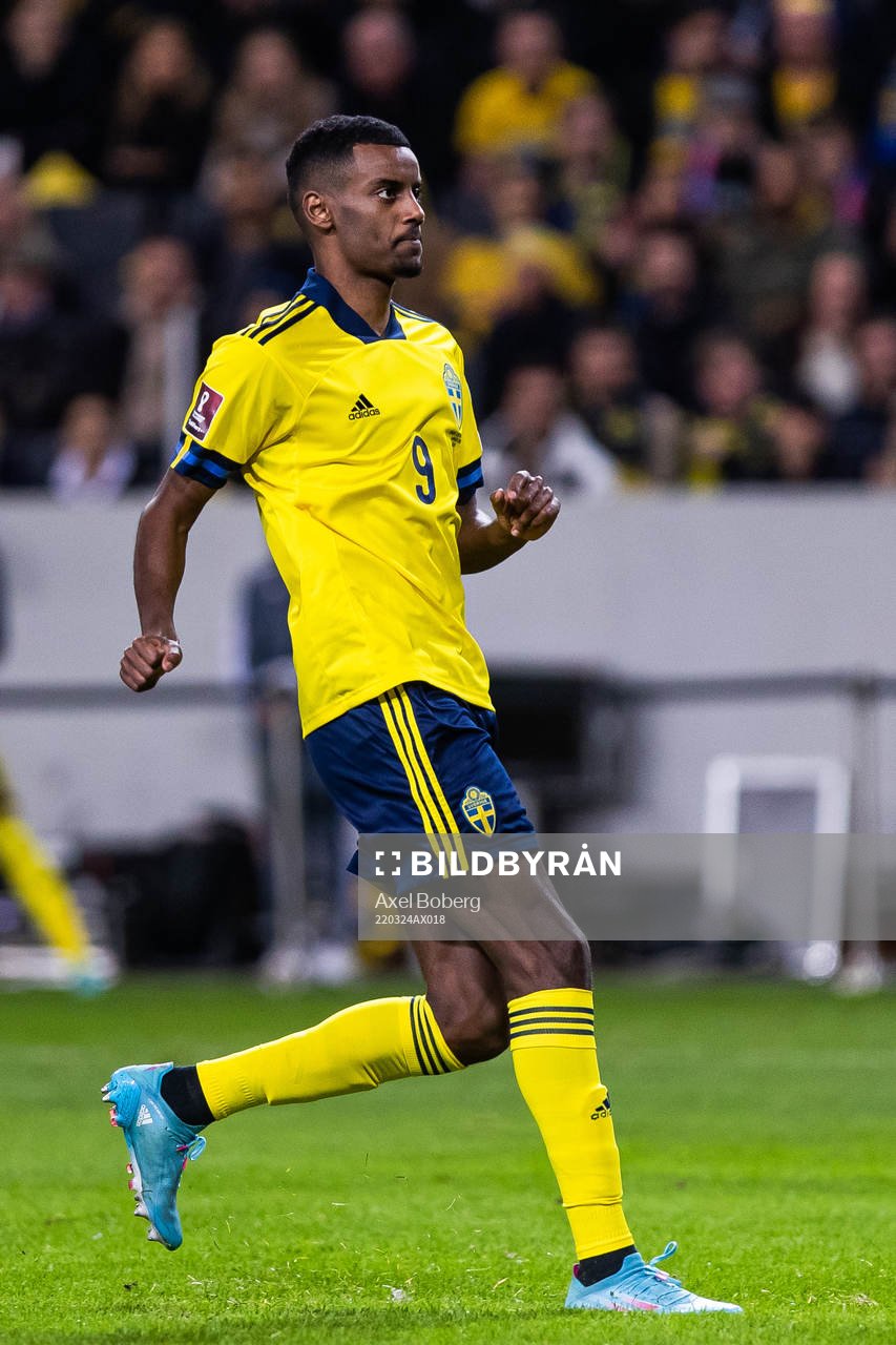 Alexander Isak of Sweden