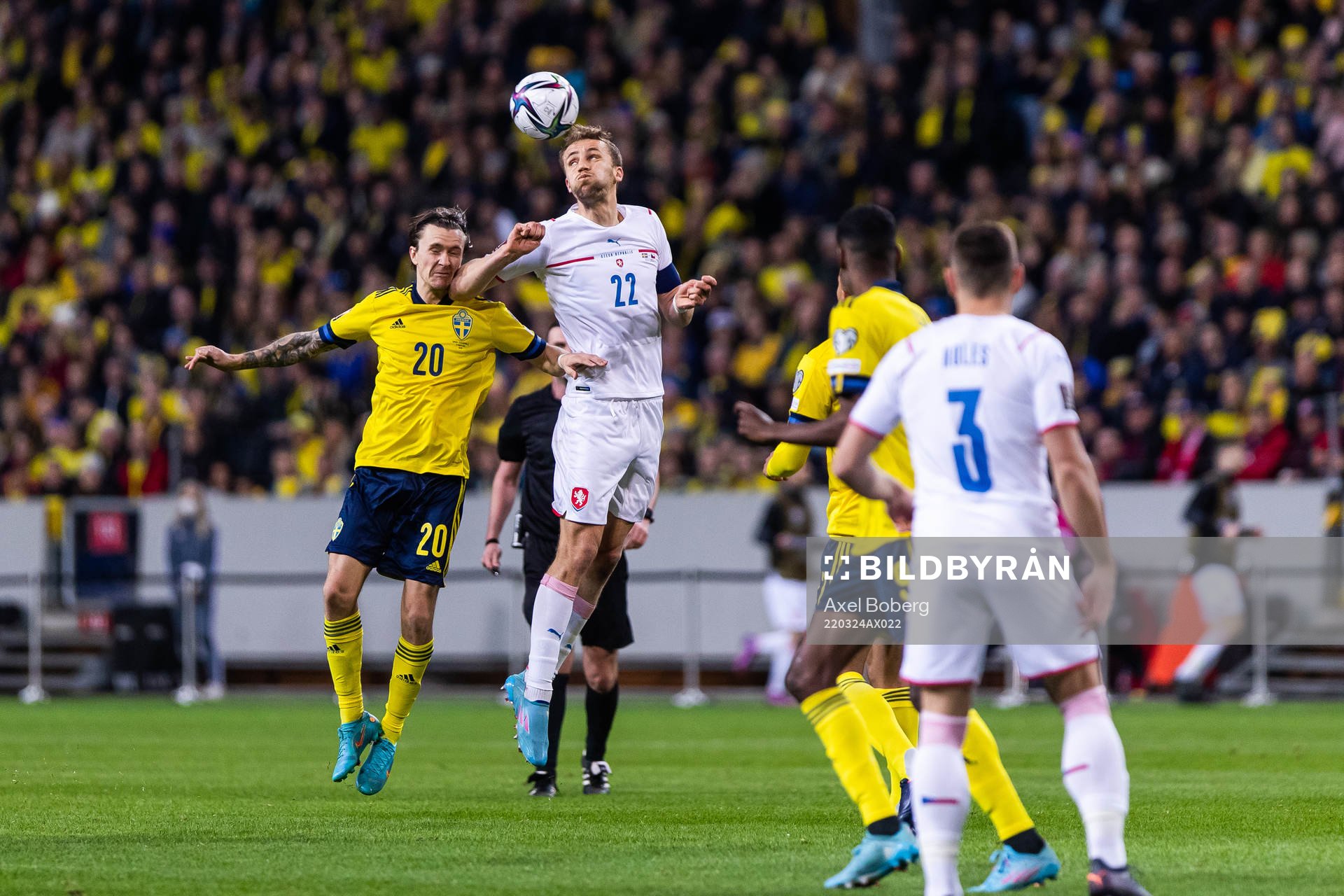 Kristoffer Olsson of Sweden and Tomas Soucek of Czech