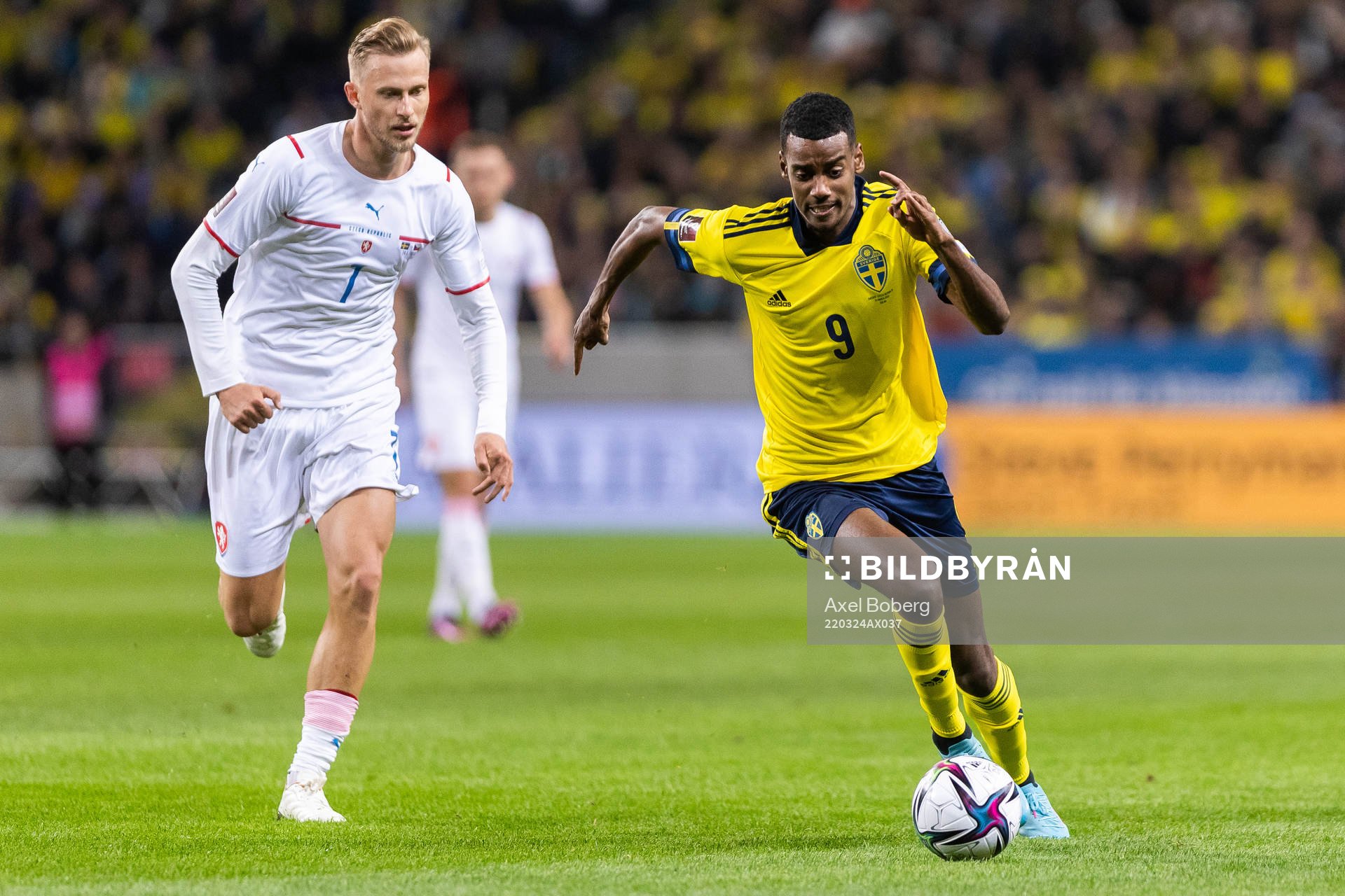 Alexander Isak of Sweden