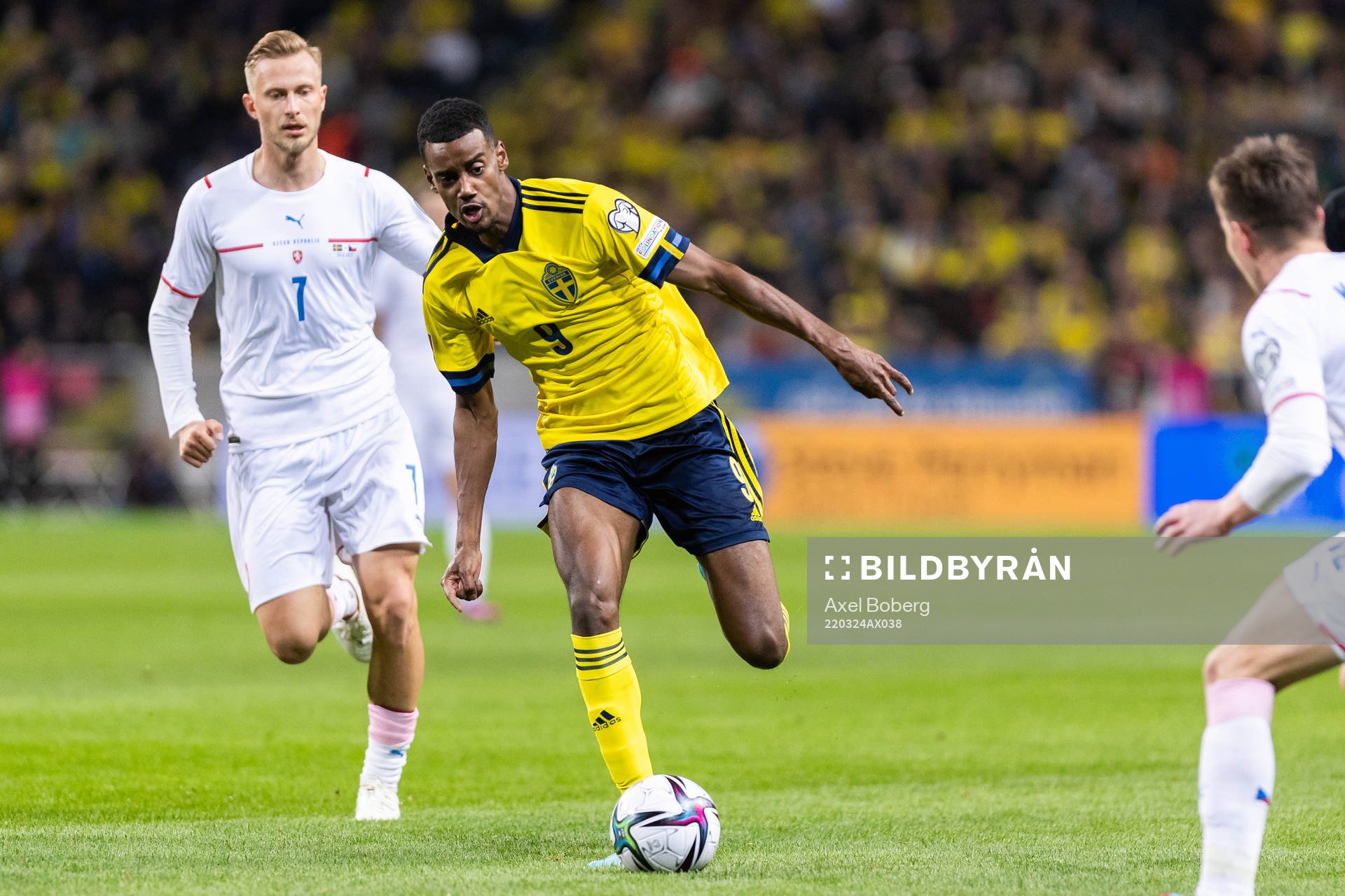 Alexander Isak of Sweden