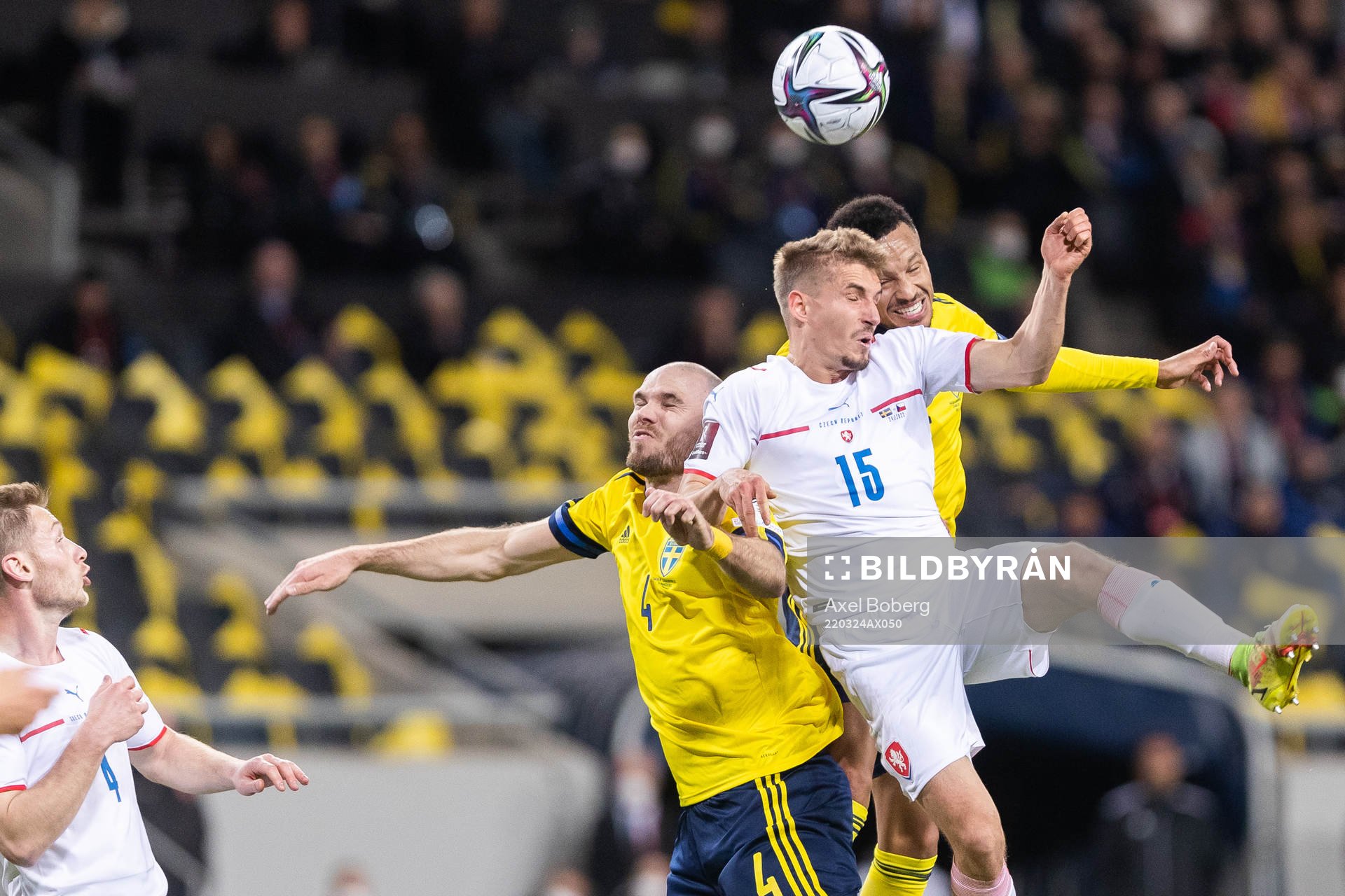 Marcus Danielson of Sweden and Jakub Jankto of Czech