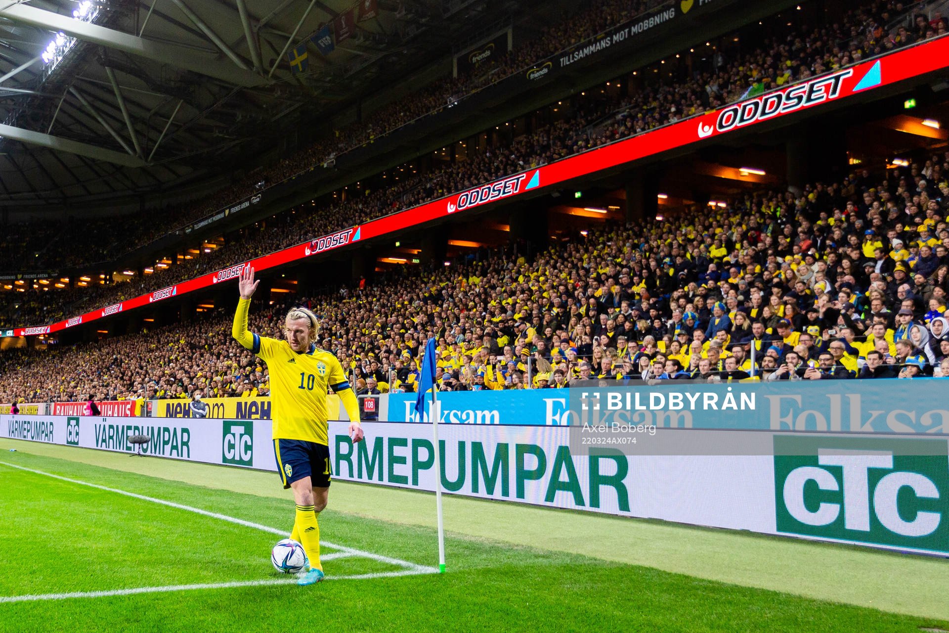 Emil Forsberg of Sweden