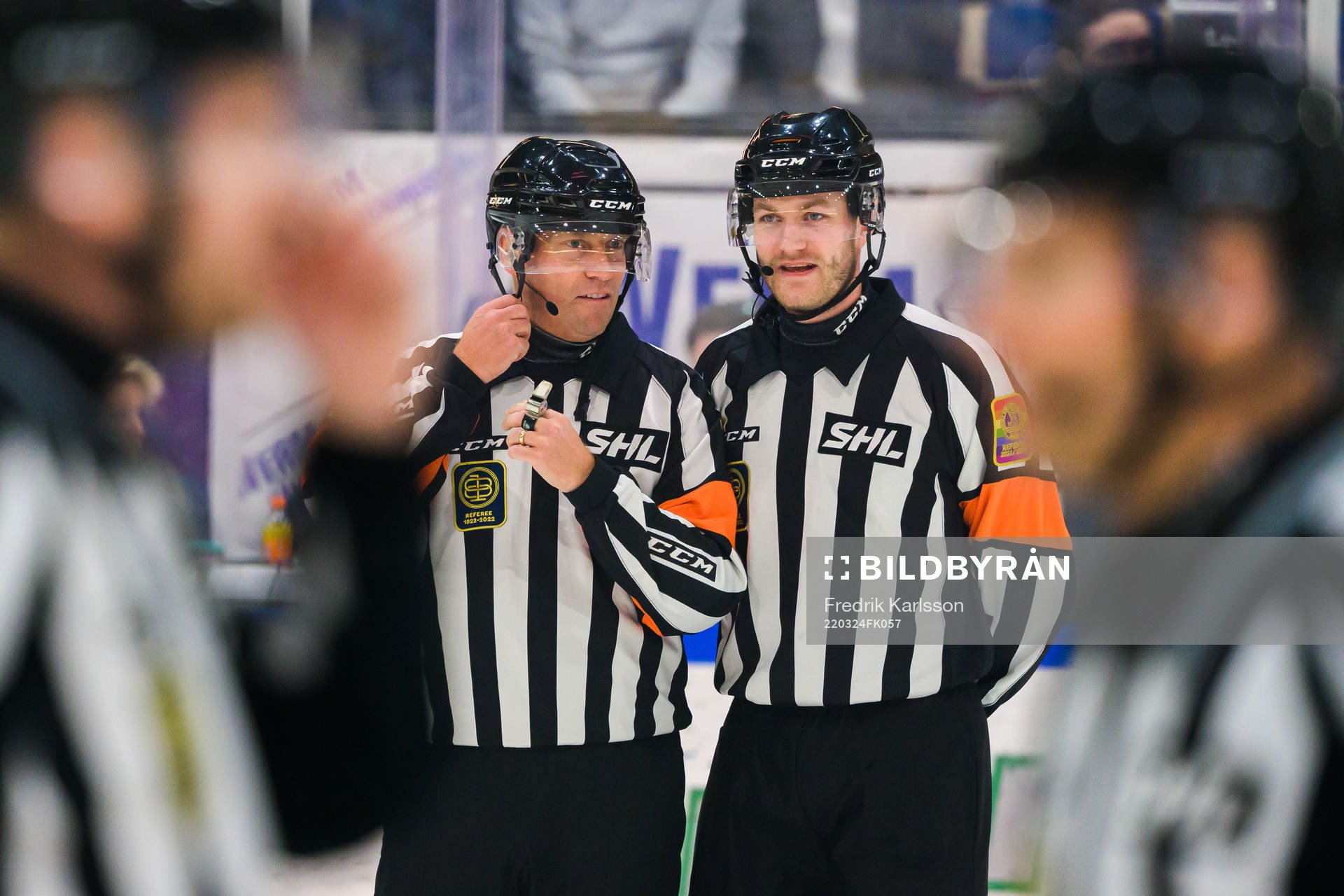 Domare Sören Persson och Daniel Eriksson