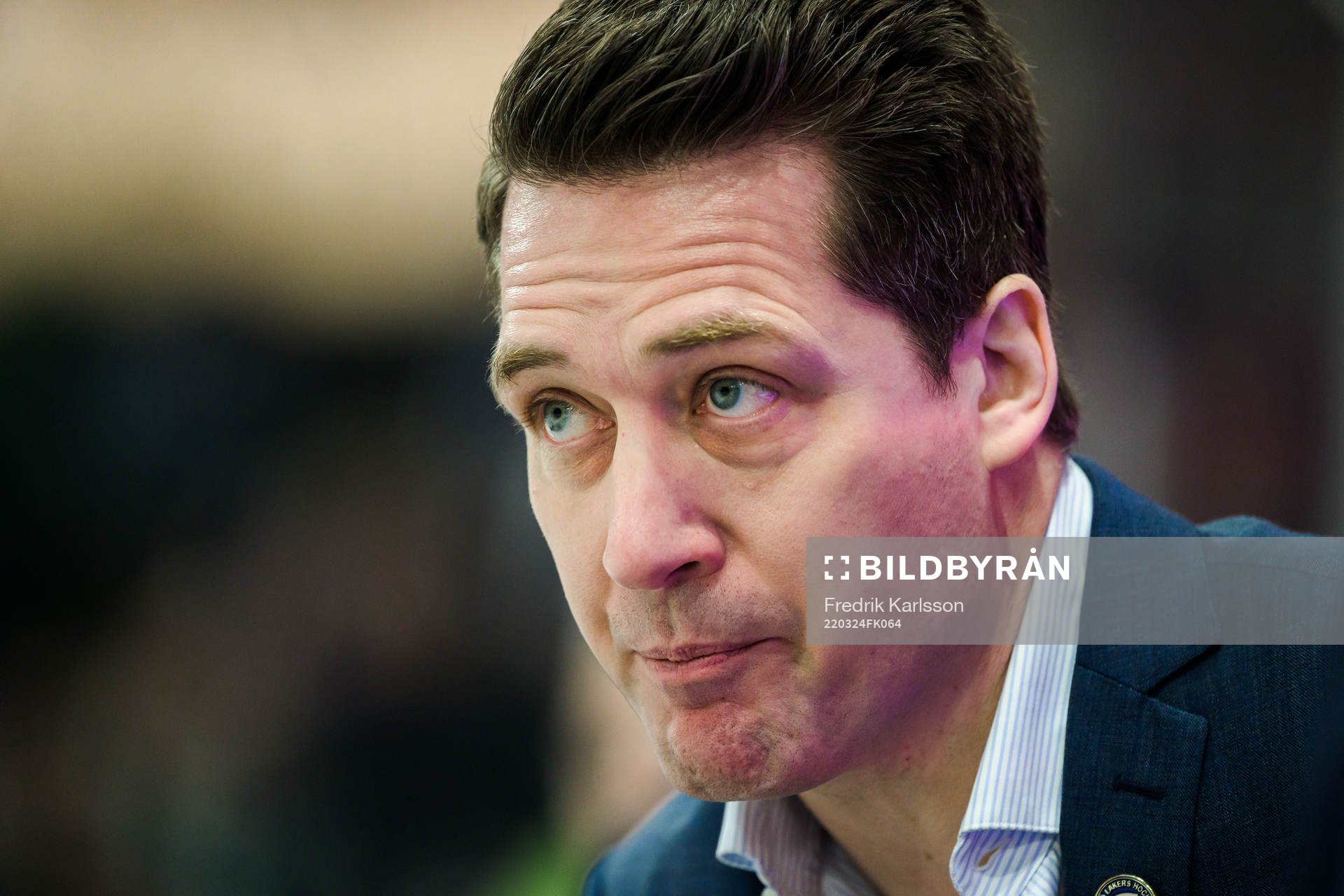 Växjös tränare Sam Hallam