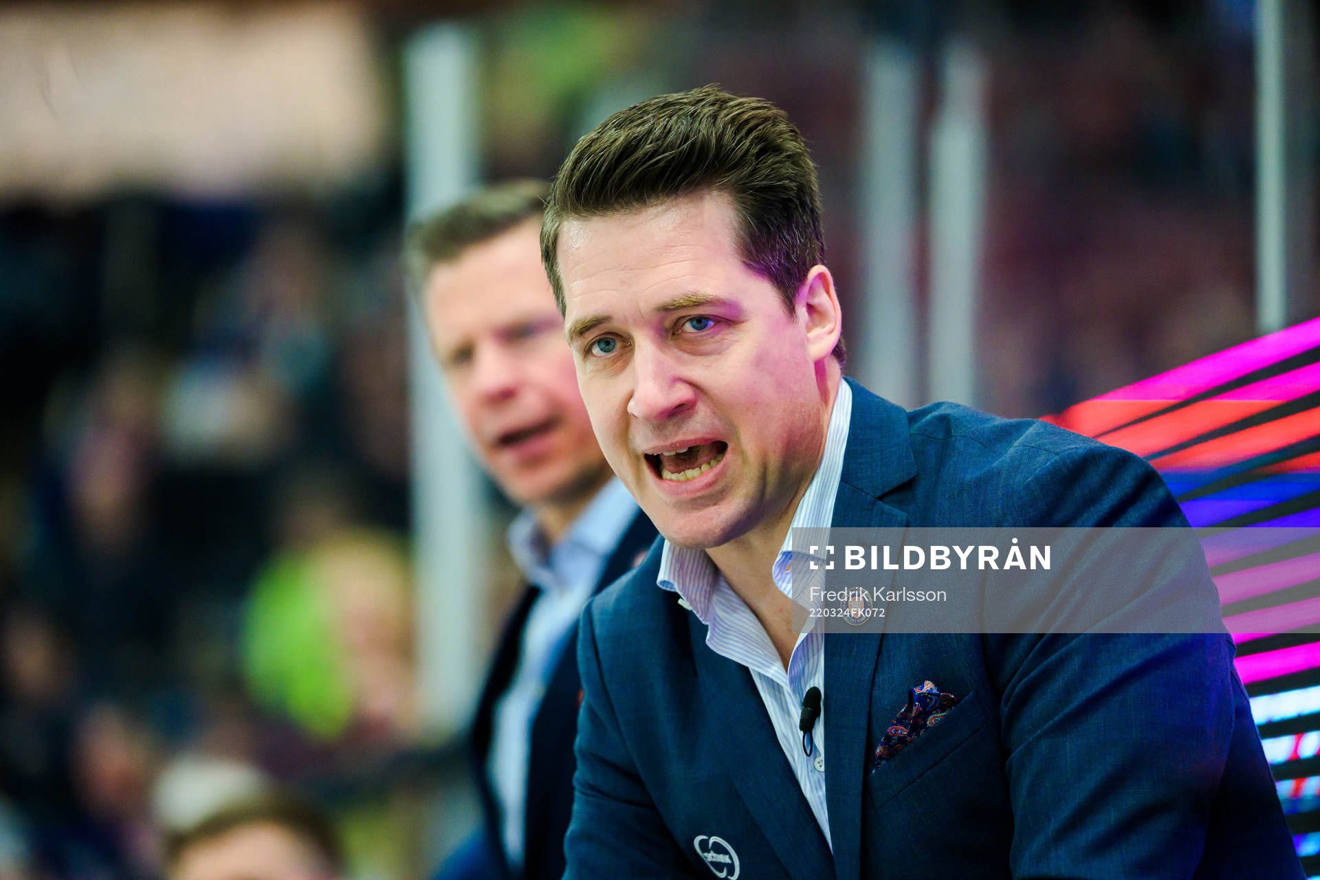 Växjös tränare Sam Hallam