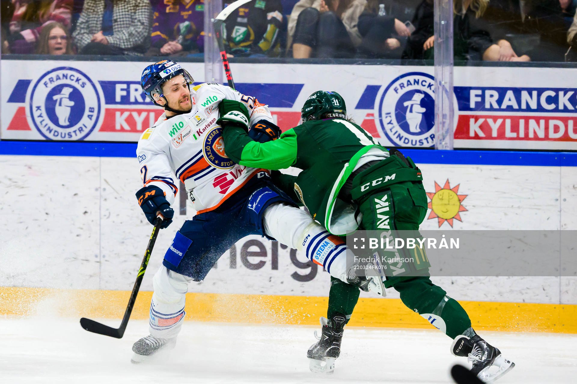 Växjös Arvid Lundberg och Färjestads Joakim Nygård