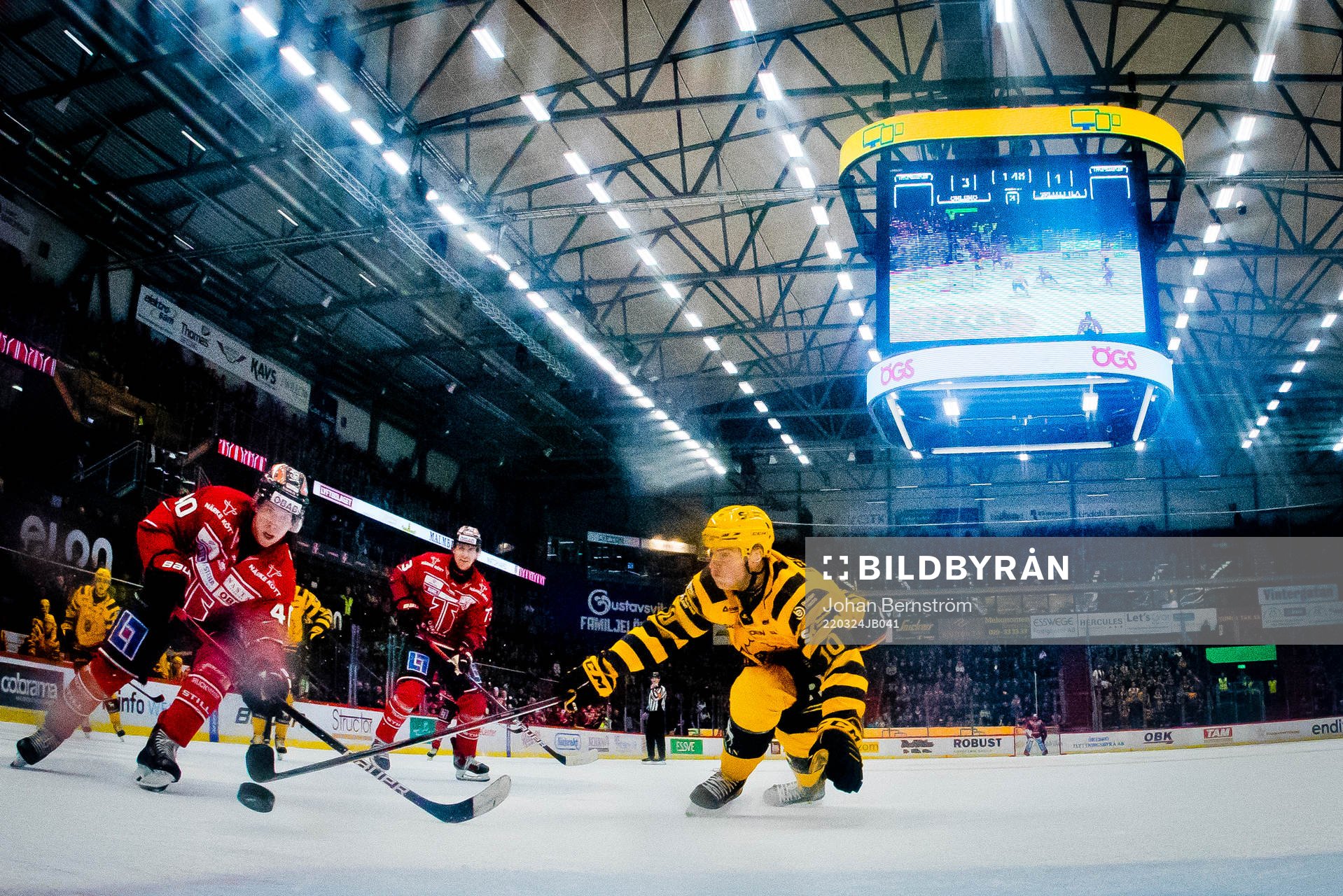 Örebros Elias Ekström och Skellefteås Joakim Lindström